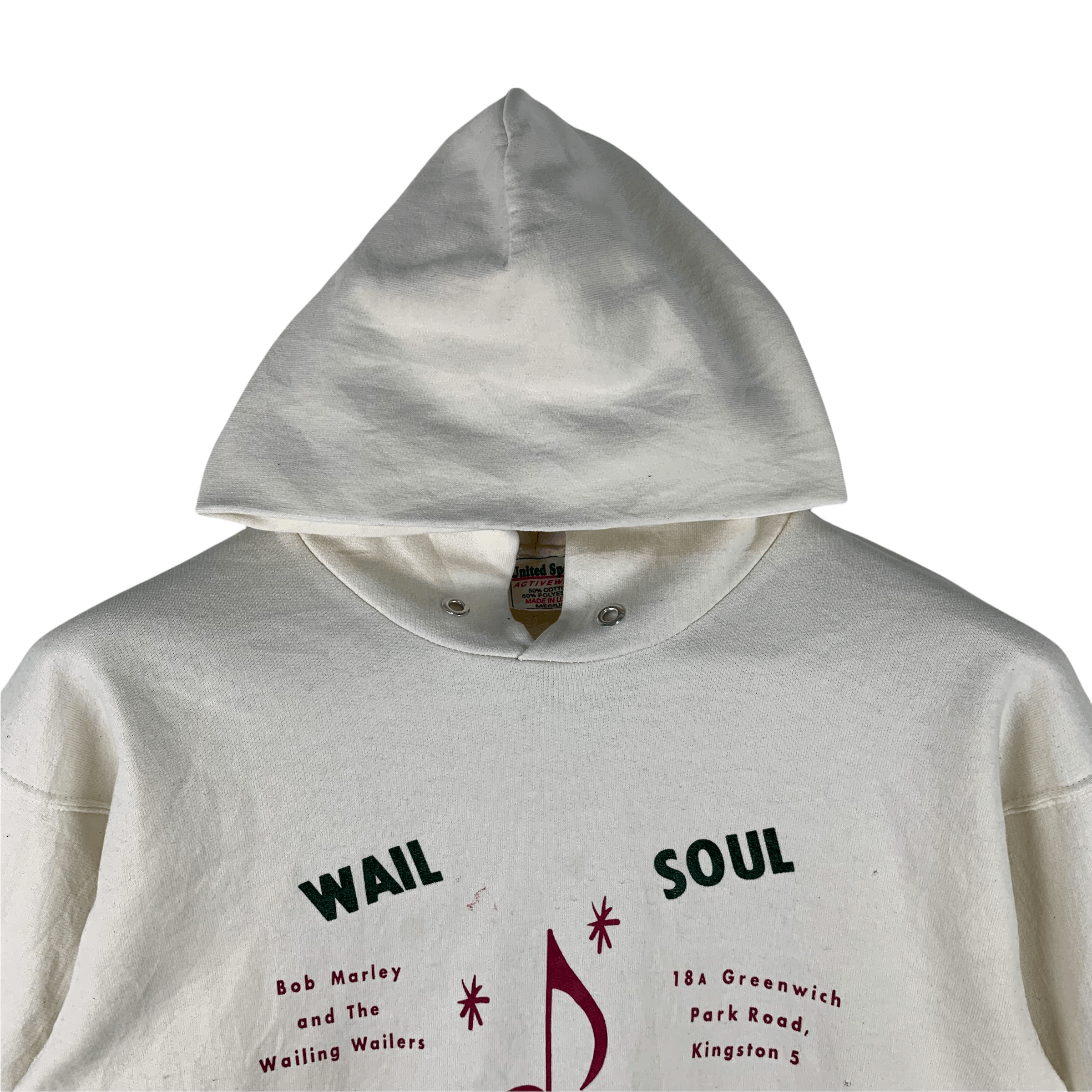 Bob Marley Wail Soul Bob Marley & The Wailing Wailers Hoodies #3625-127 Size US M / EU 48-50 / 2 - 2 Thumbnail