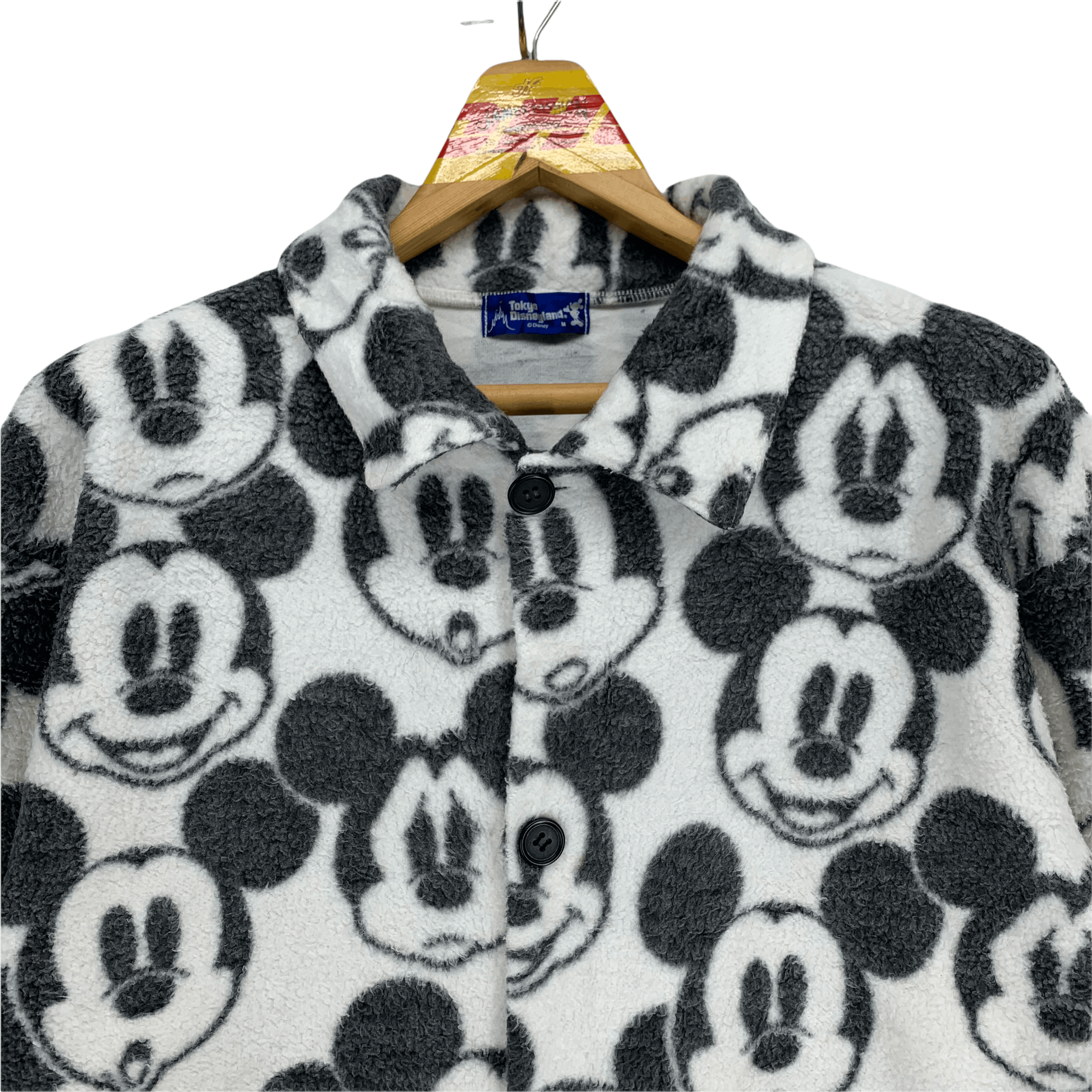 Mickey Mouse Tokyo Disneyland Mickey Mouse Face All Over Fleece #3492-101 Size US M / EU 48-50 / 2 - 2 Thumbnail