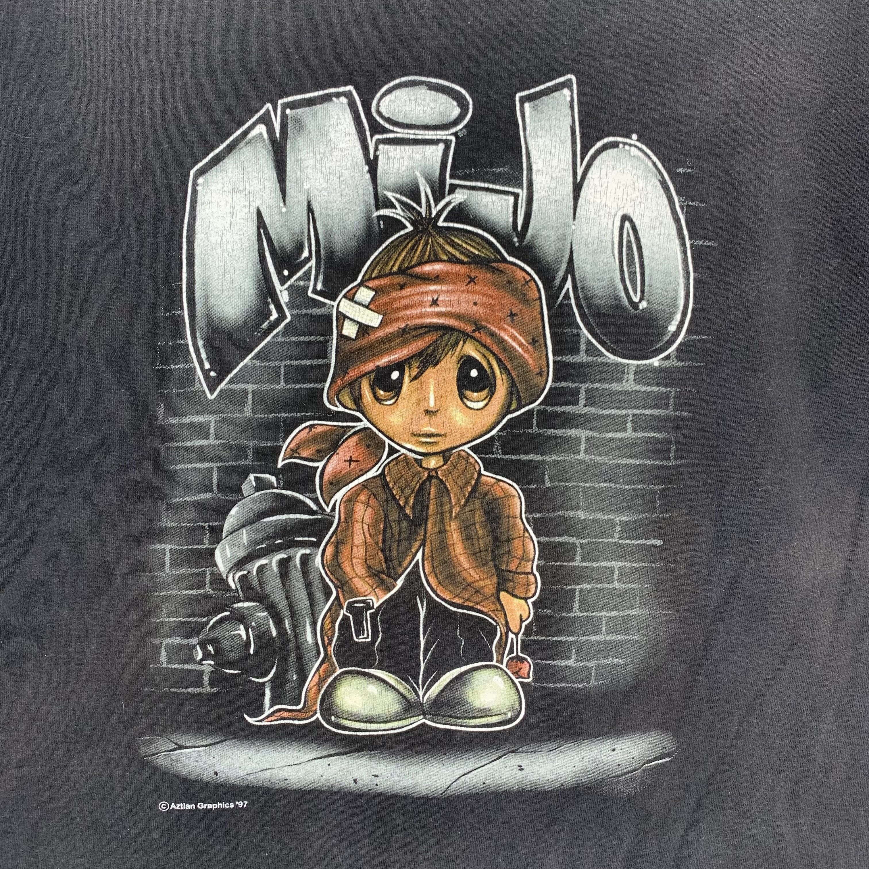 Vintage Vintage 97' Mijo Lil Homie Aztlan Graphic Tees #3091-114 Size US M / EU 48-50 / 2 - 3 Thumbnail