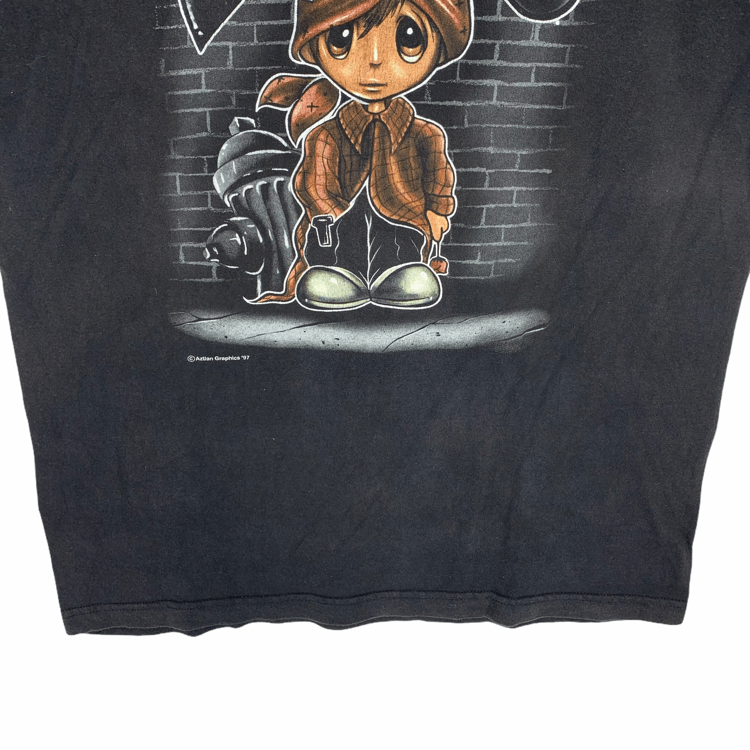 Vintage Vintage 97' Mijo Lil Homie Aztlan Graphic Tees #3091-114 Size US M / EU 48-50 / 2 - 4 Thumbnail
