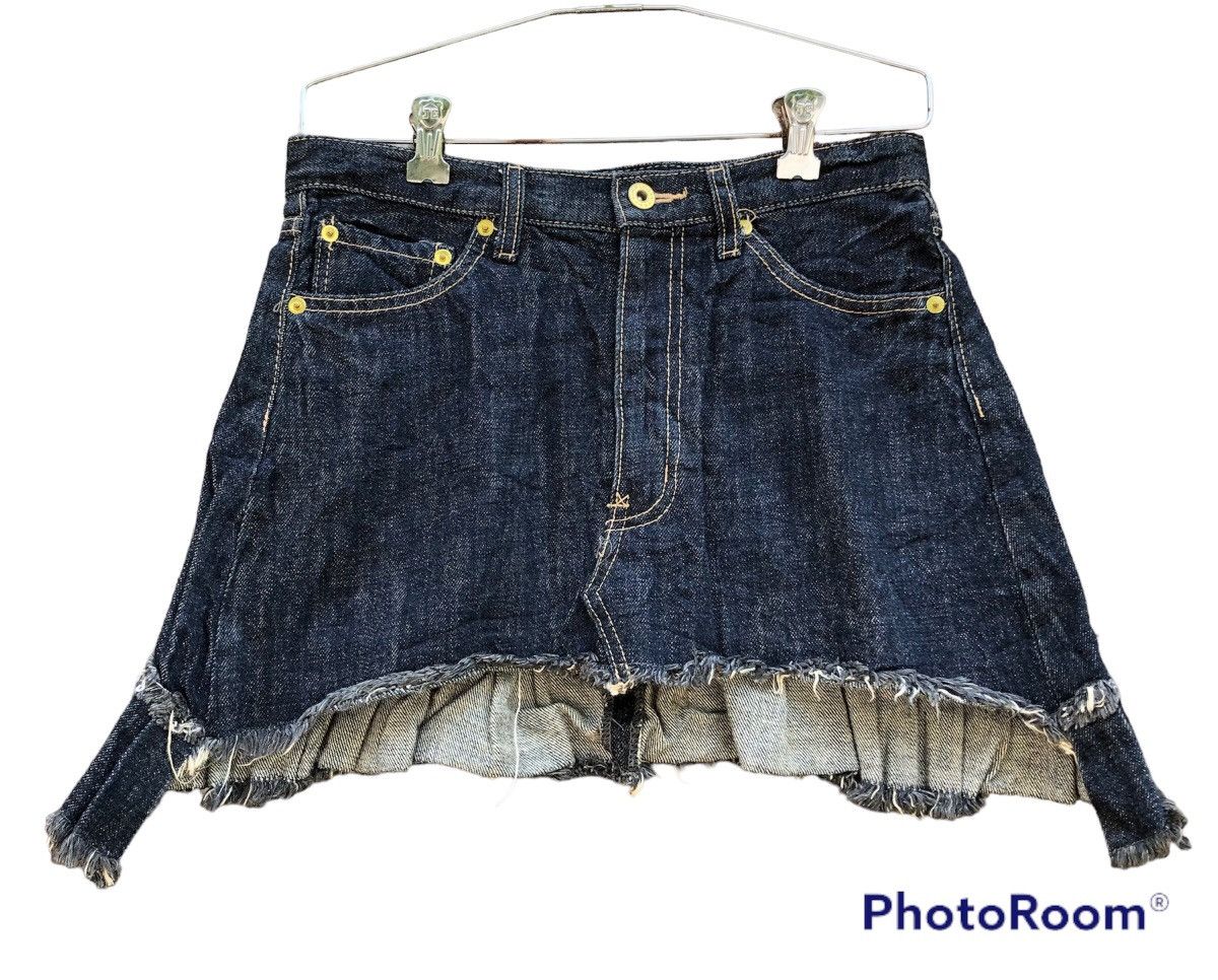 Japanese Brand Super Lovers Denim skirt Size 29" - 1 Thumbnail
