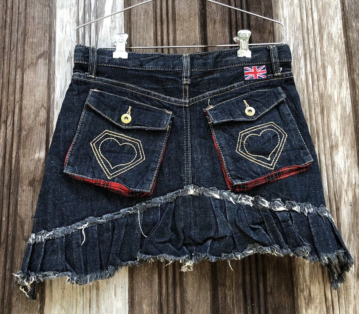 Japanese Brand Super Lovers Denim skirt Size 29" - 4 Thumbnail