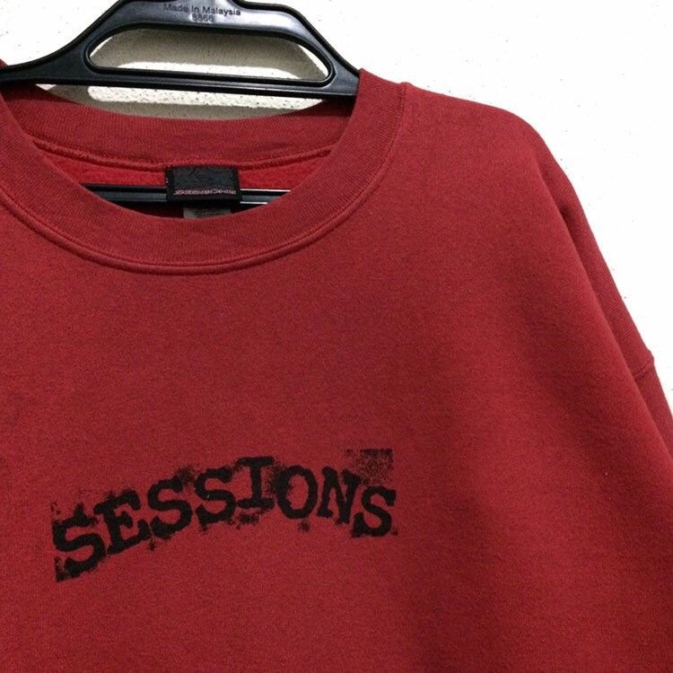 Sessions × Vintage Vintage SESSIONS Skateboard Pullover Made in USA Size US L / EU 52-54 / 3 - 2 Thumbnail