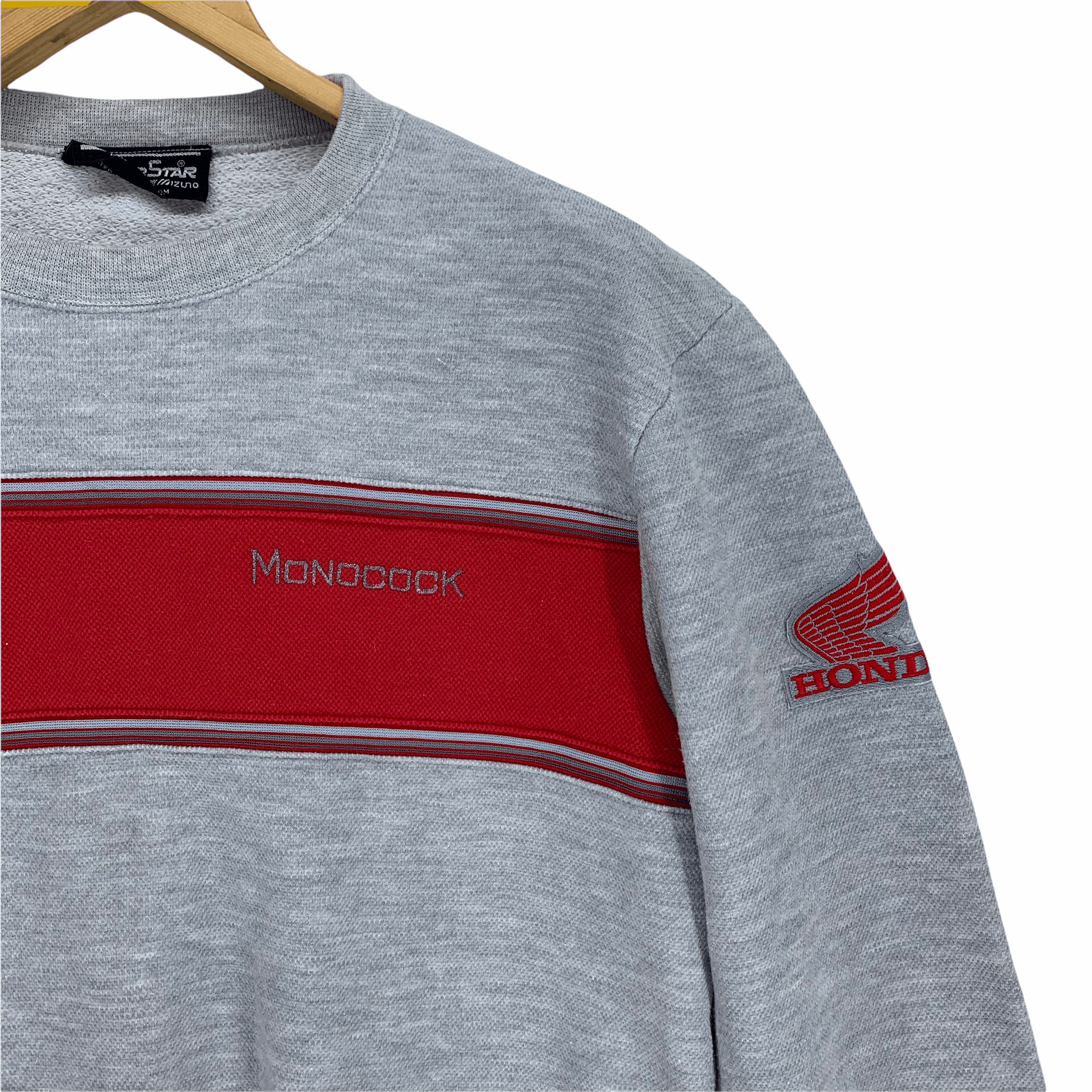 Honda Vintage Honda Mizuno Monocock Sweatshirts #3180-39 Size US M / EU 48-50 / 2 - 2 Thumbnail
