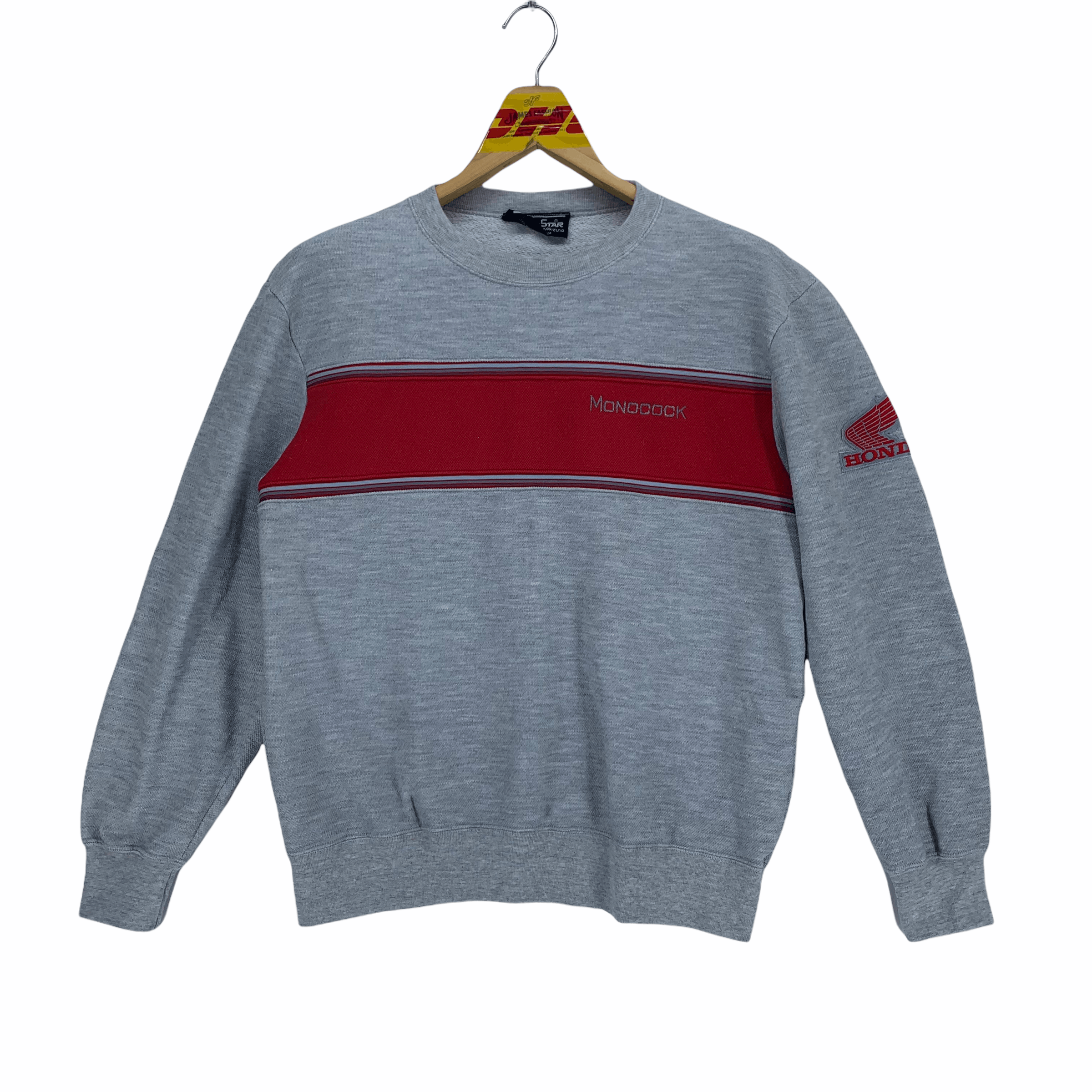Honda Vintage Honda Mizuno Monocock Sweatshirts #3180-39 Size US M / EU 48-50 / 2 - 1 Thumbnail