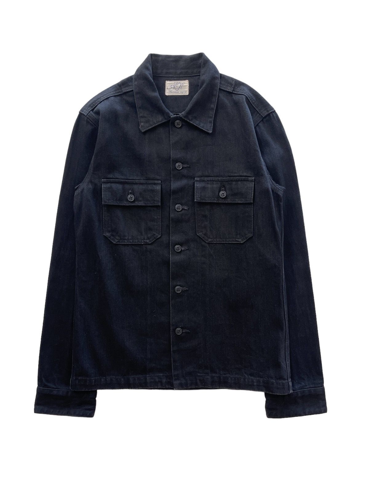 American Rag American Rag Denim Black Trucker Jacket | Grailed