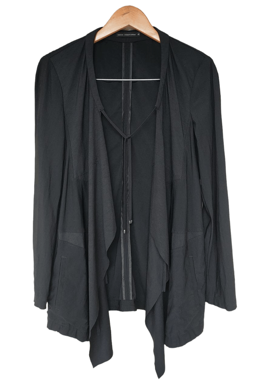 Image of Avant Garde x Marithe Francois Girbaud Marithe Francais Girbaud Cardigan in Black, Women's (Size Sm