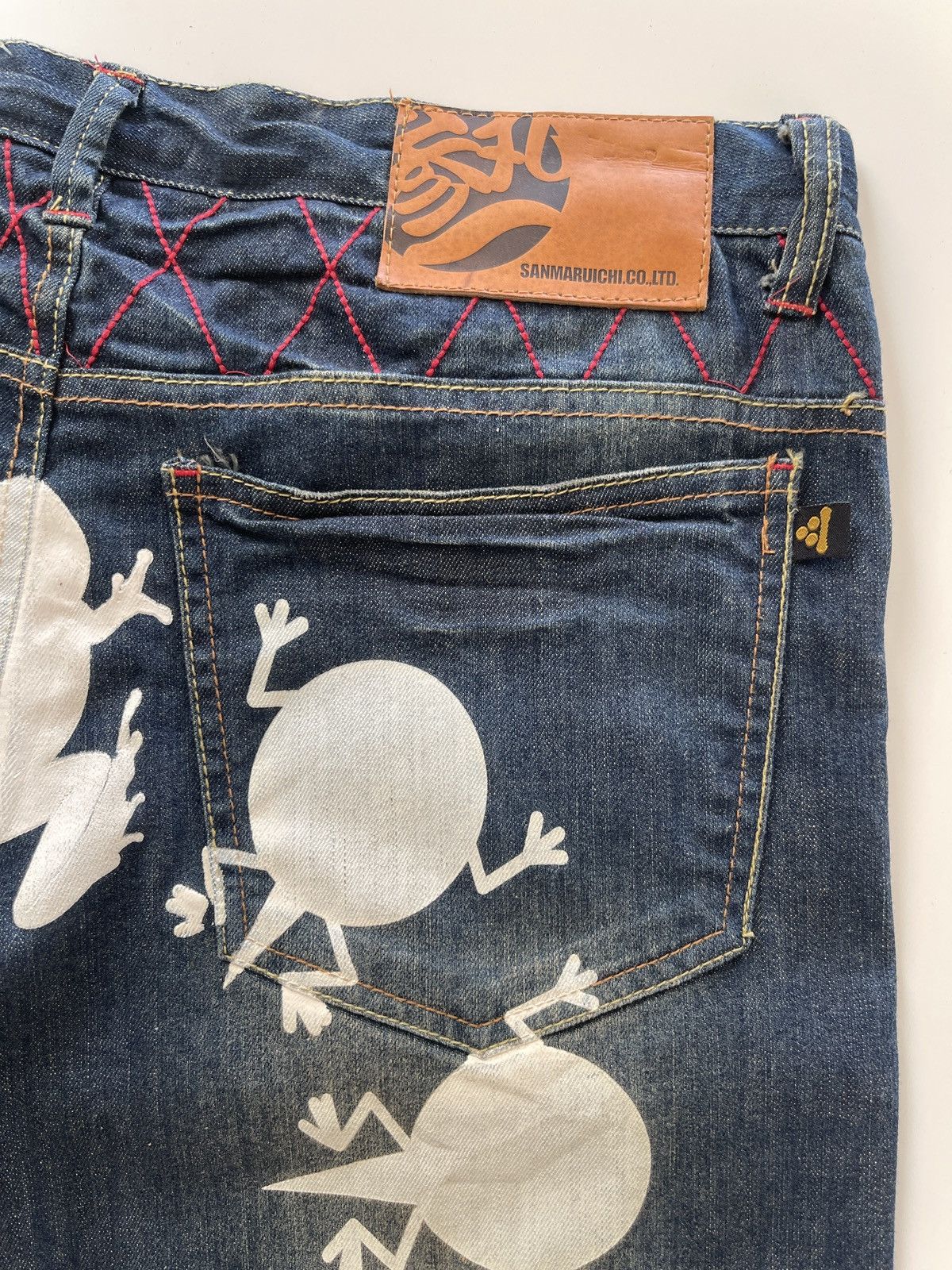 Japanese Brand Sanmaruichi Harajuku Short Denim Pants Size US 32 / EU 48 - 3 Thumbnail