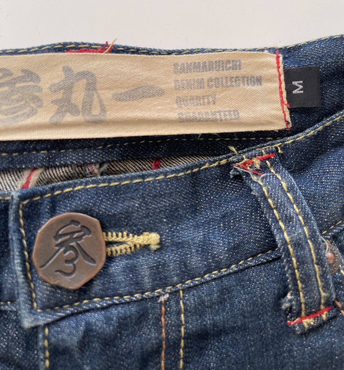 Japanese Brand Sanmaruichi Harajuku Short Denim Pants Size US 32 / EU 48 - 12 Thumbnail