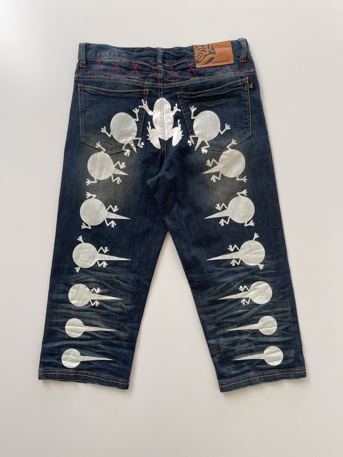 Japanese Brand Sanmaruichi Harajuku Short Denim Pants Size US 32 / EU 48 - 8 Thumbnail