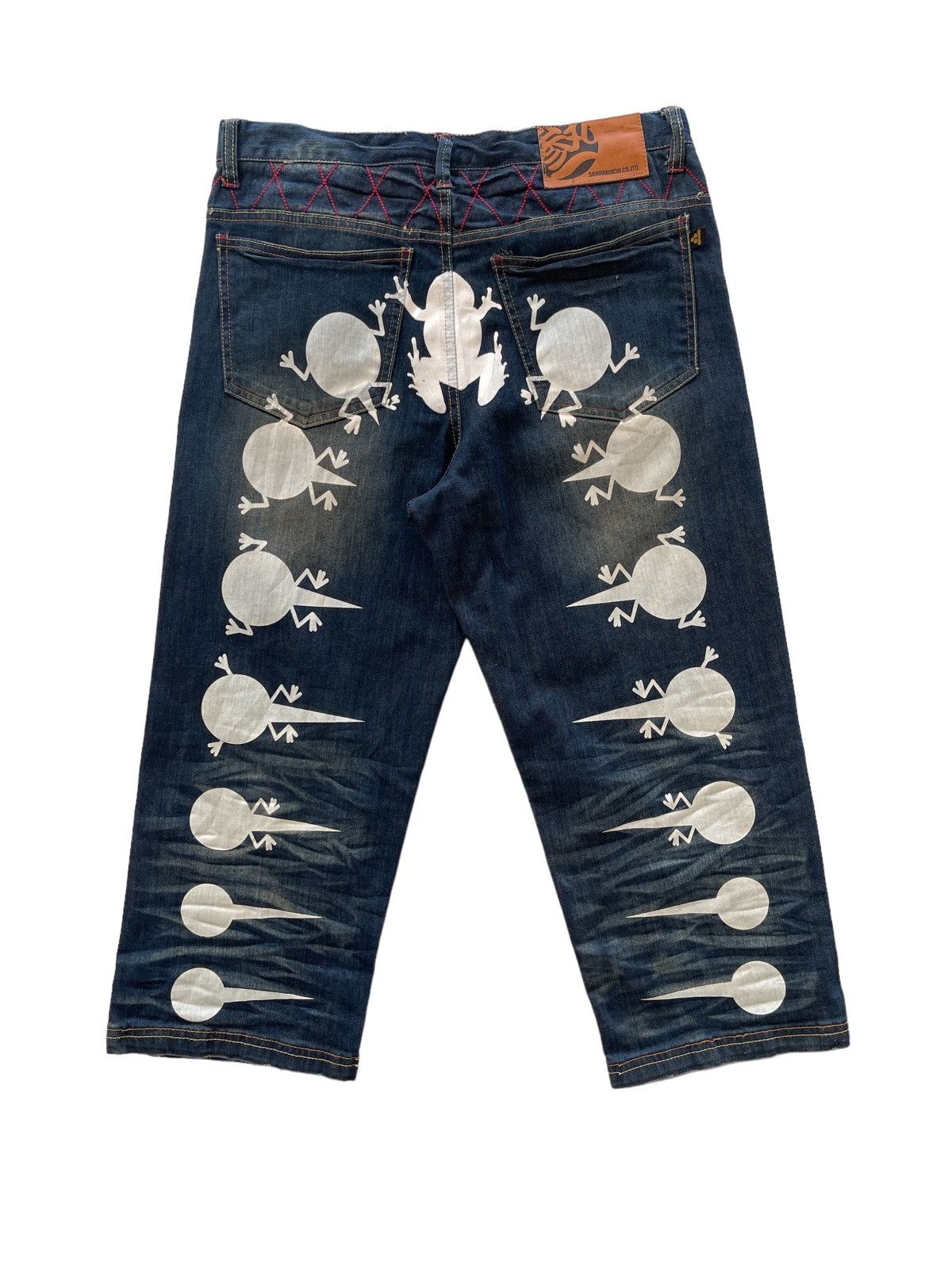 Japanese Brand Sanmaruichi Harajuku Short Denim Pants Size US 32 / EU 48 - 2 Thumbnail