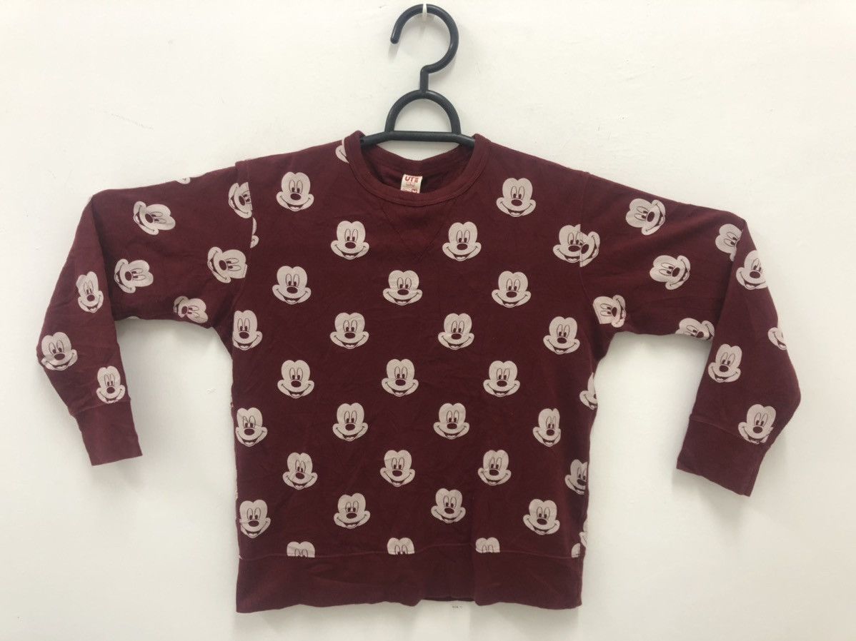 Mickey Mouse Rare Mickey Mouse Disney Uniqlo Full All Over Sweatshirt Size US L / EU 52-54 / 3 - 1 Thumbnail