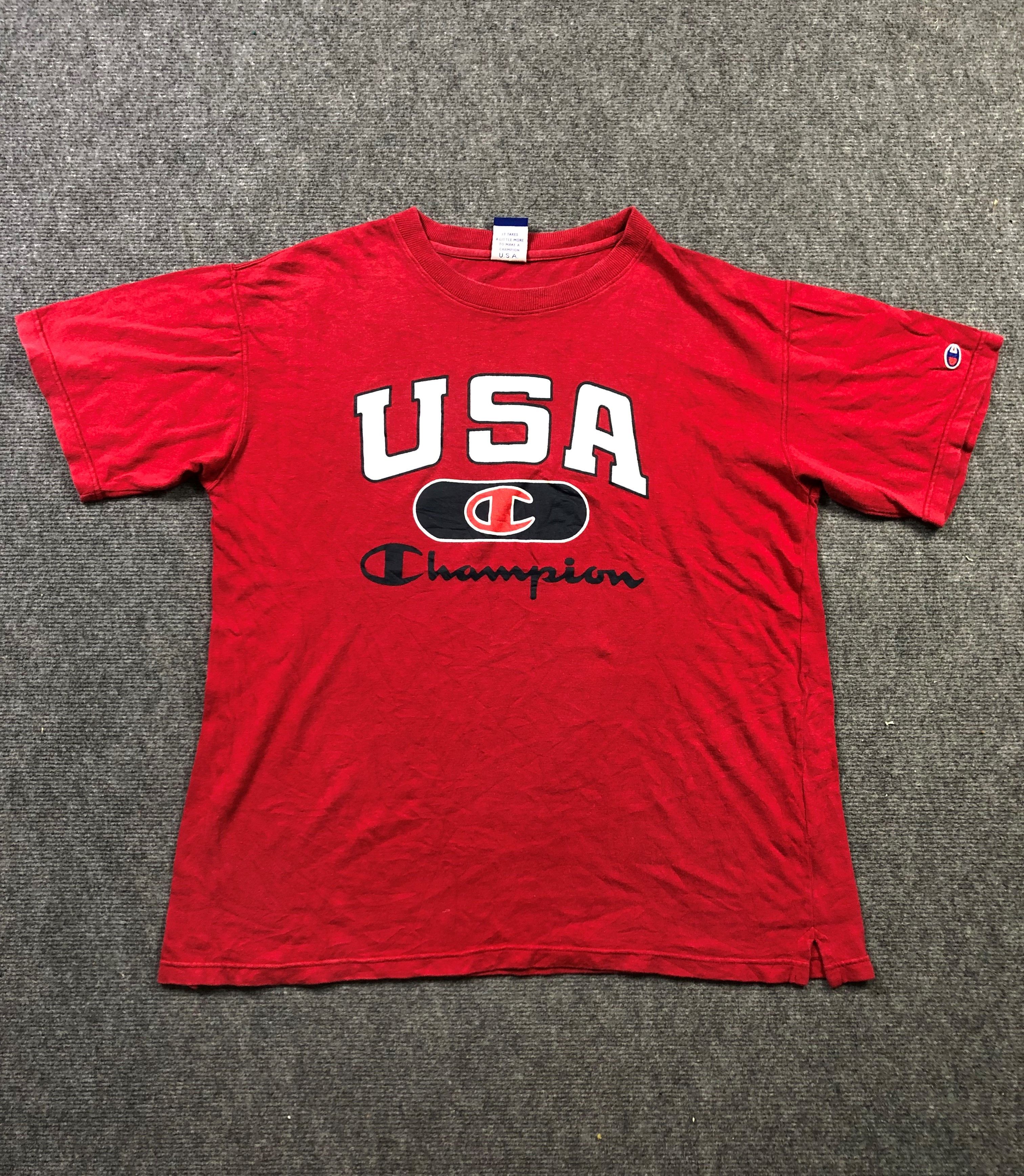 Champion Champion Usa Tshirt Size US L / EU 52-54 / 3 - 1 Thumbnail