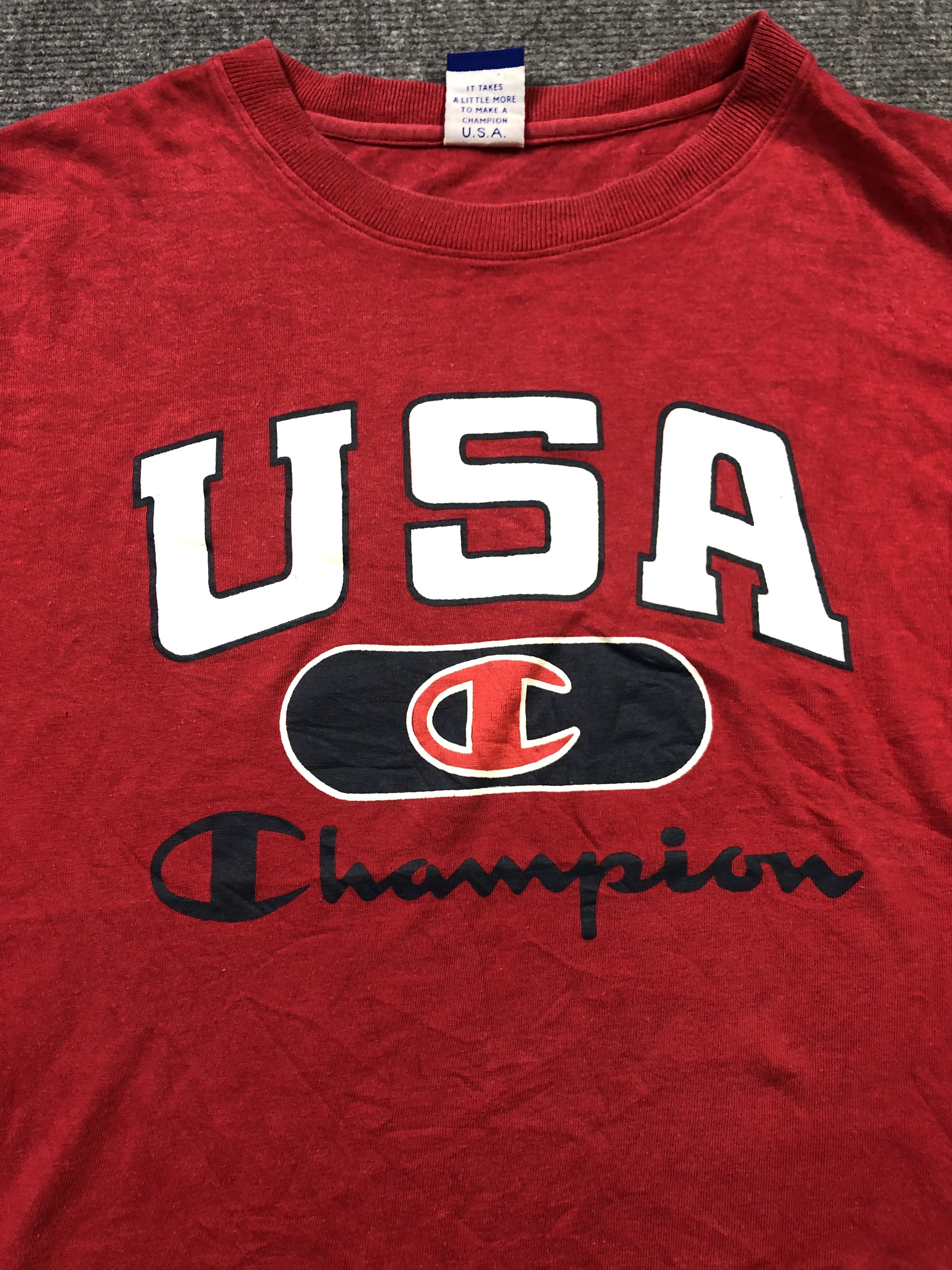 Champion Champion Usa Tshirt Size US L / EU 52-54 / 3 - 2 Thumbnail