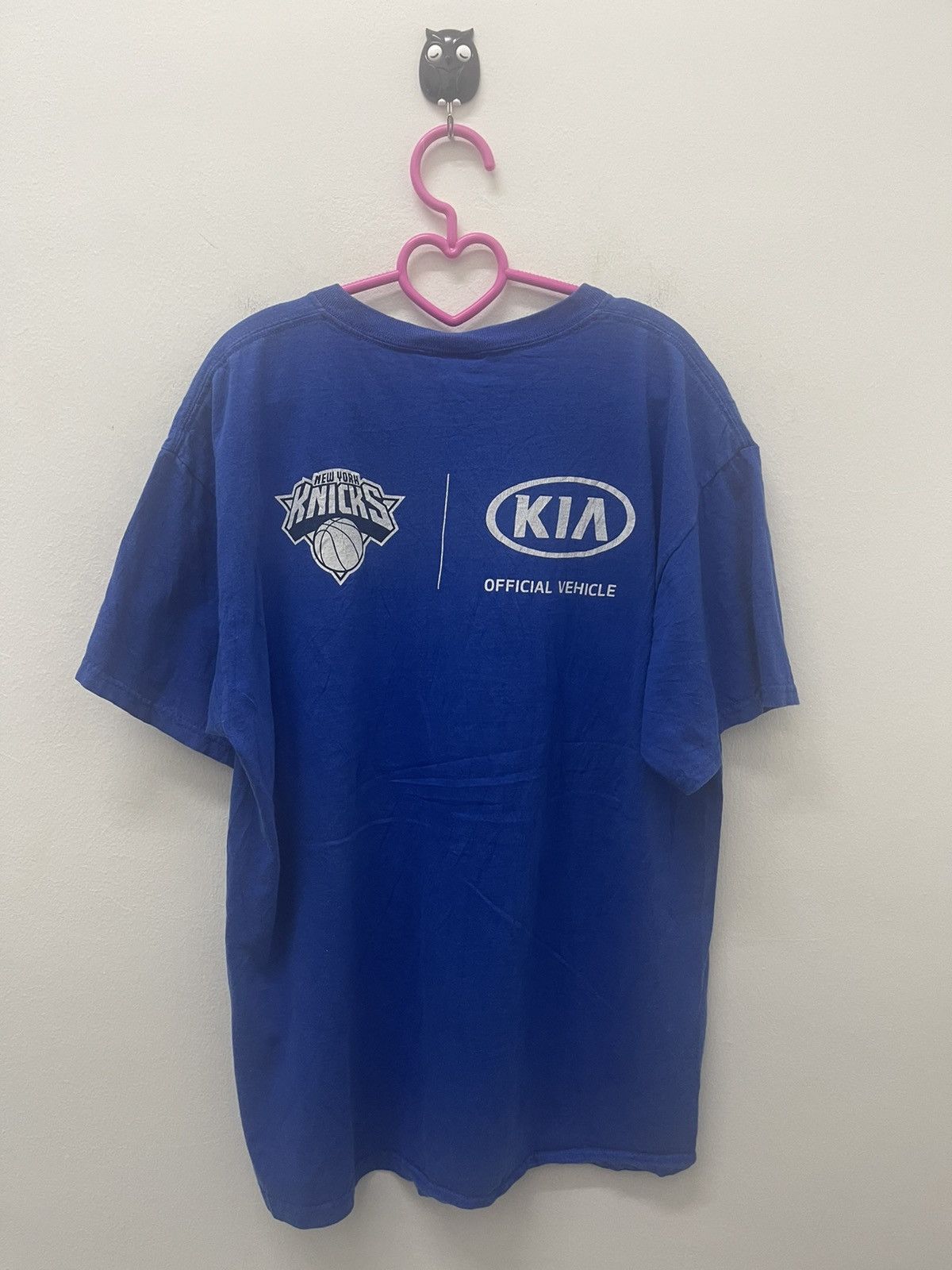 NBA Rare Vintage NEW YORK KNICKS X KIA NBA Promo Tee Size US L / EU 52-54 / 3 - 4 Thumbnail