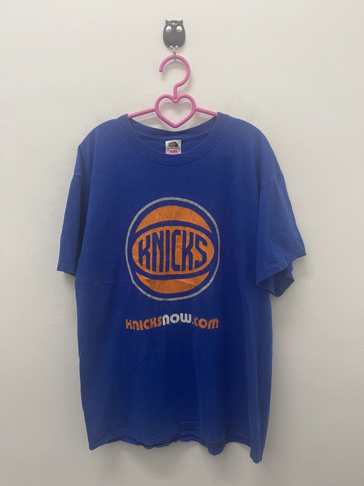 NBA Rare Vintage NEW YORK KNICKS X KIA NBA Promo Tee Size US L / EU 52-54 / 3 - 1 Thumbnail