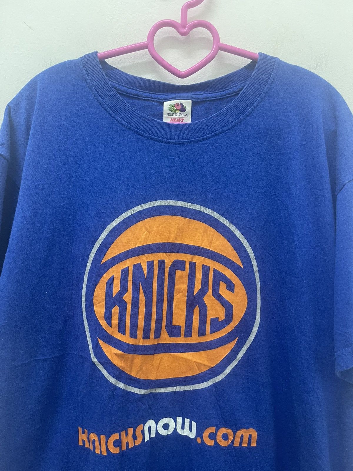 NBA Rare Vintage NEW YORK KNICKS X KIA NBA Promo Tee Size US L / EU 52-54 / 3 - 2 Thumbnail