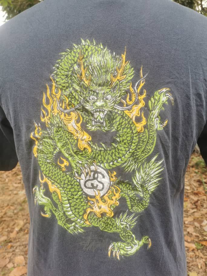 Stussy Vintage Stussy Dragon Tshirt Size US L / EU 52-54 / 3 - 5 Thumbnail