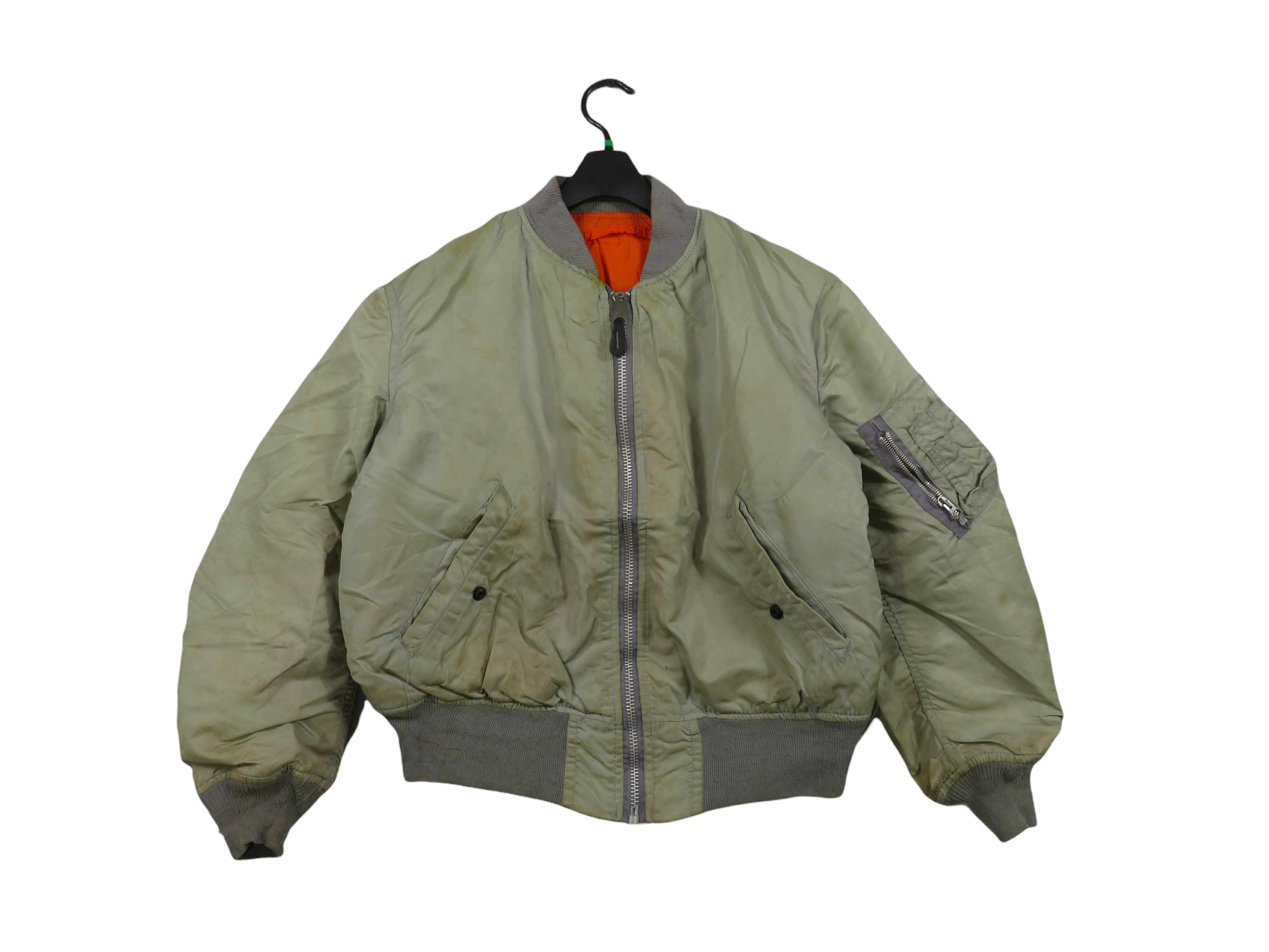 Rare!! Bomber Alpha Army Jacket Revisable