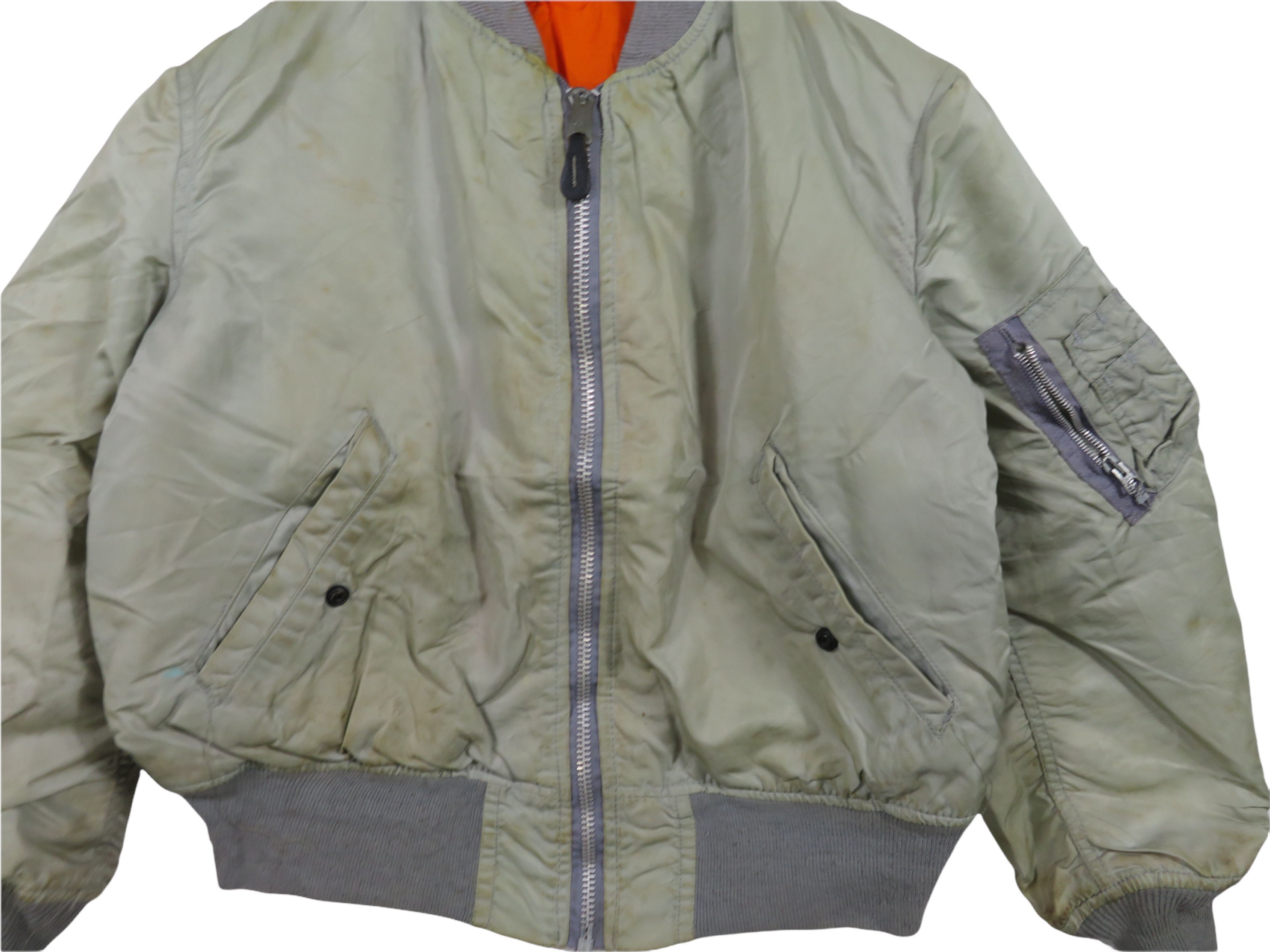 Rare!! Bomber Alpha Army Jacket Revisable