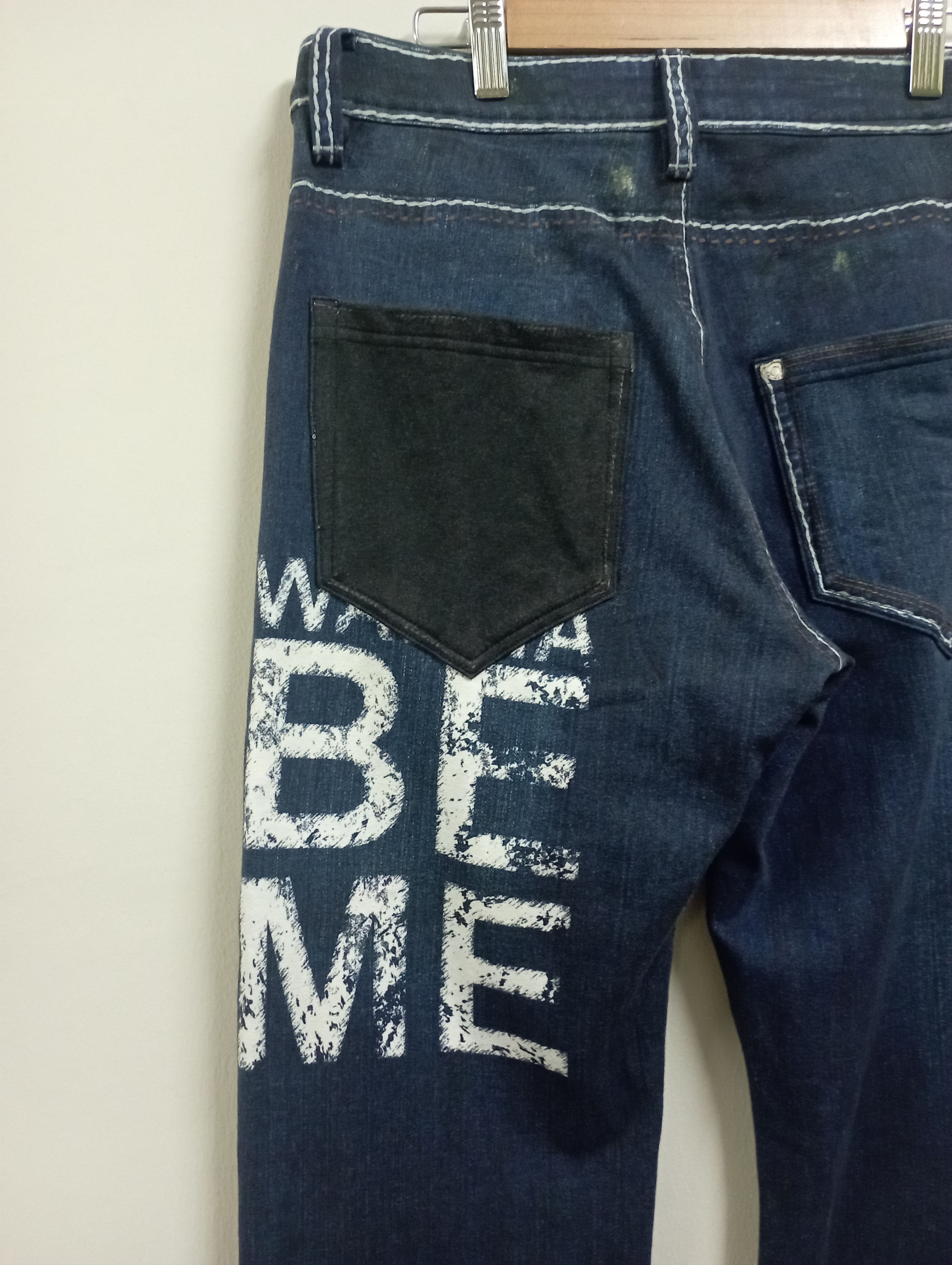 Jean Charles De Castelbajac Made In Japan Stretchy Jean Charles De Castelbajac Size US 31 - 13 Thumbnail