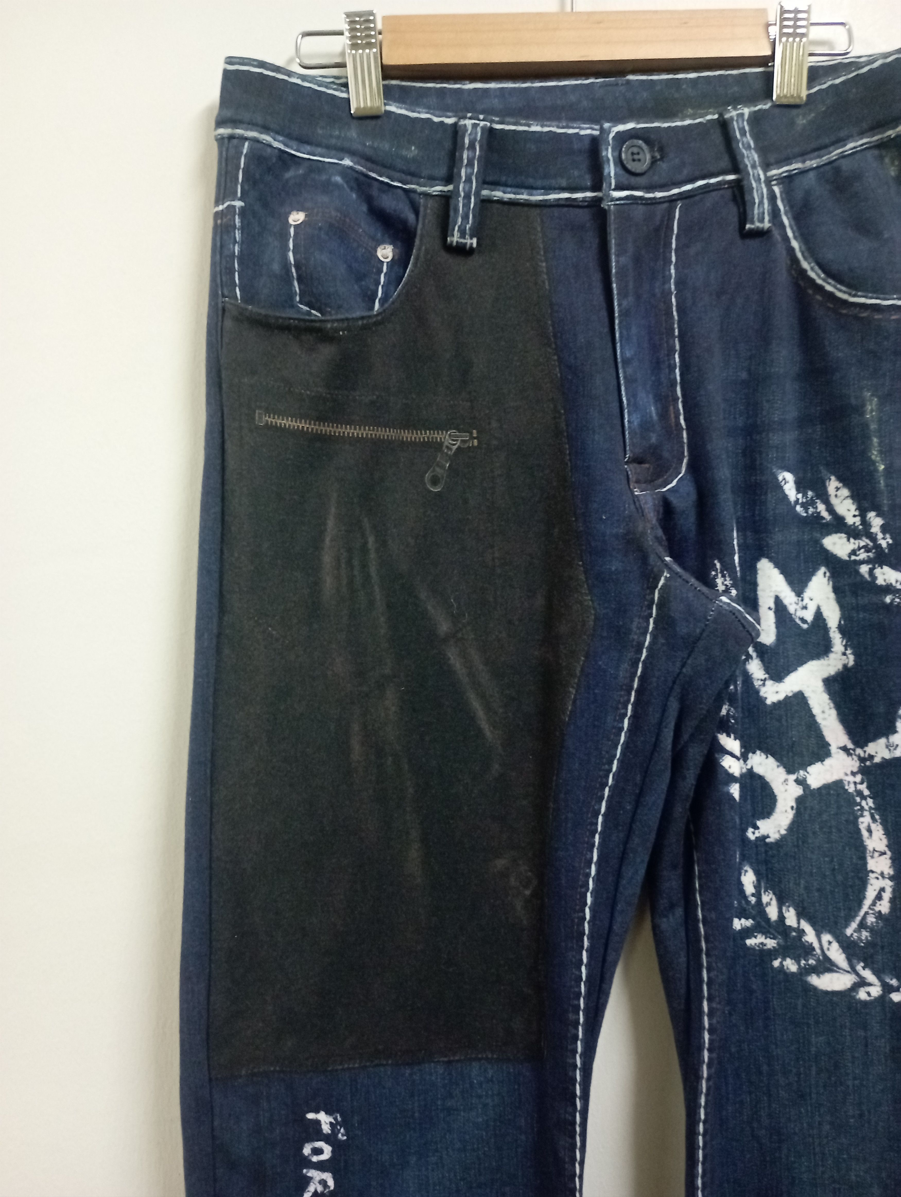 Jean Charles De Castelbajac Made In Japan Stretchy Jean Charles De Castelbajac Size US 31 - 7 Thumbnail