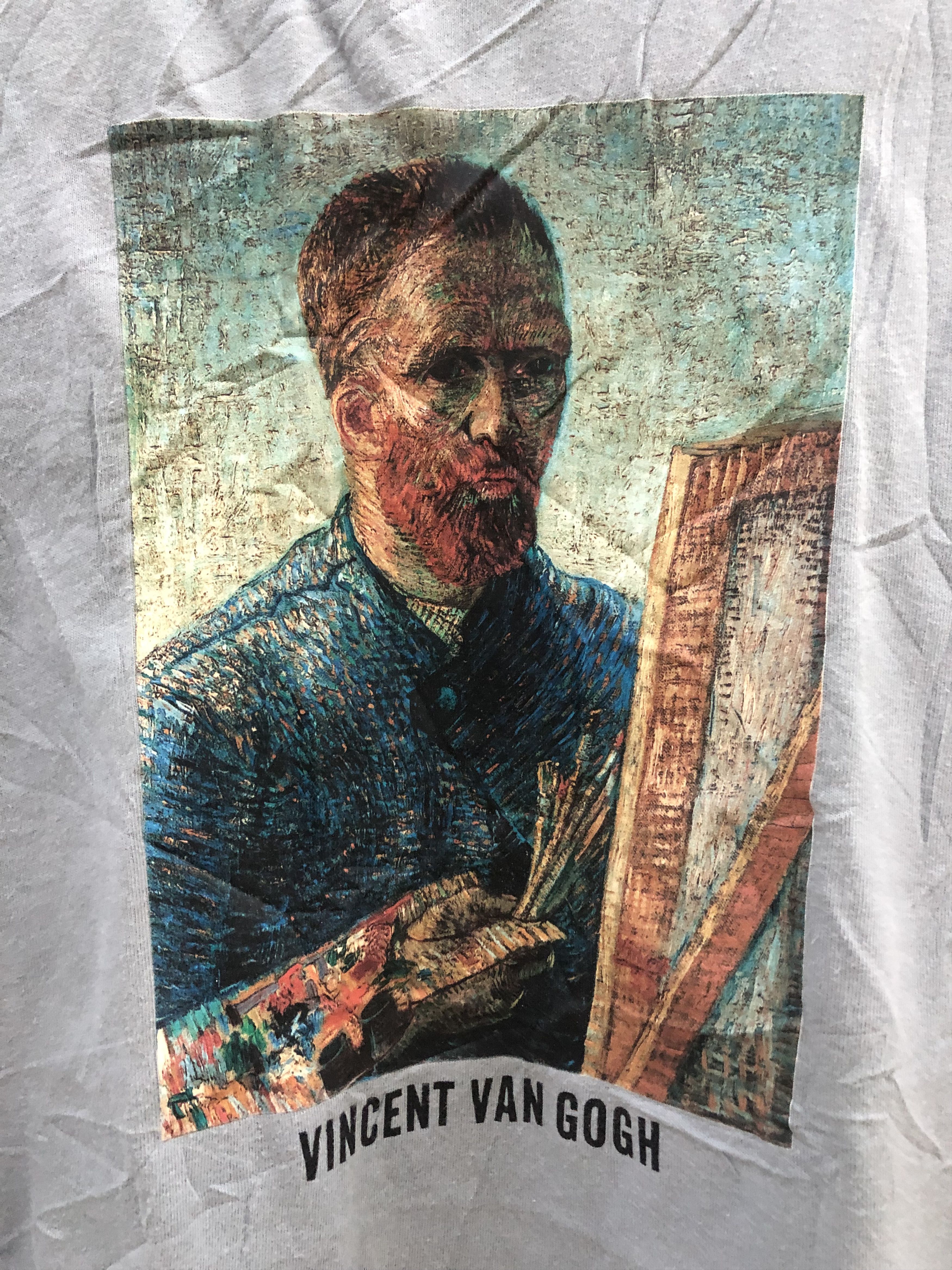 Japanese Brand Vincent Van Gogh Art Tshirt Size US XL / EU 56 / 4 - 2 Thumbnail