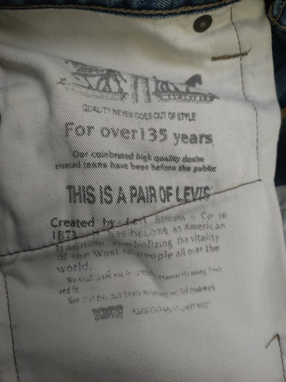 Levi's Levis 527 Denim Size US 33 - 7 Thumbnail