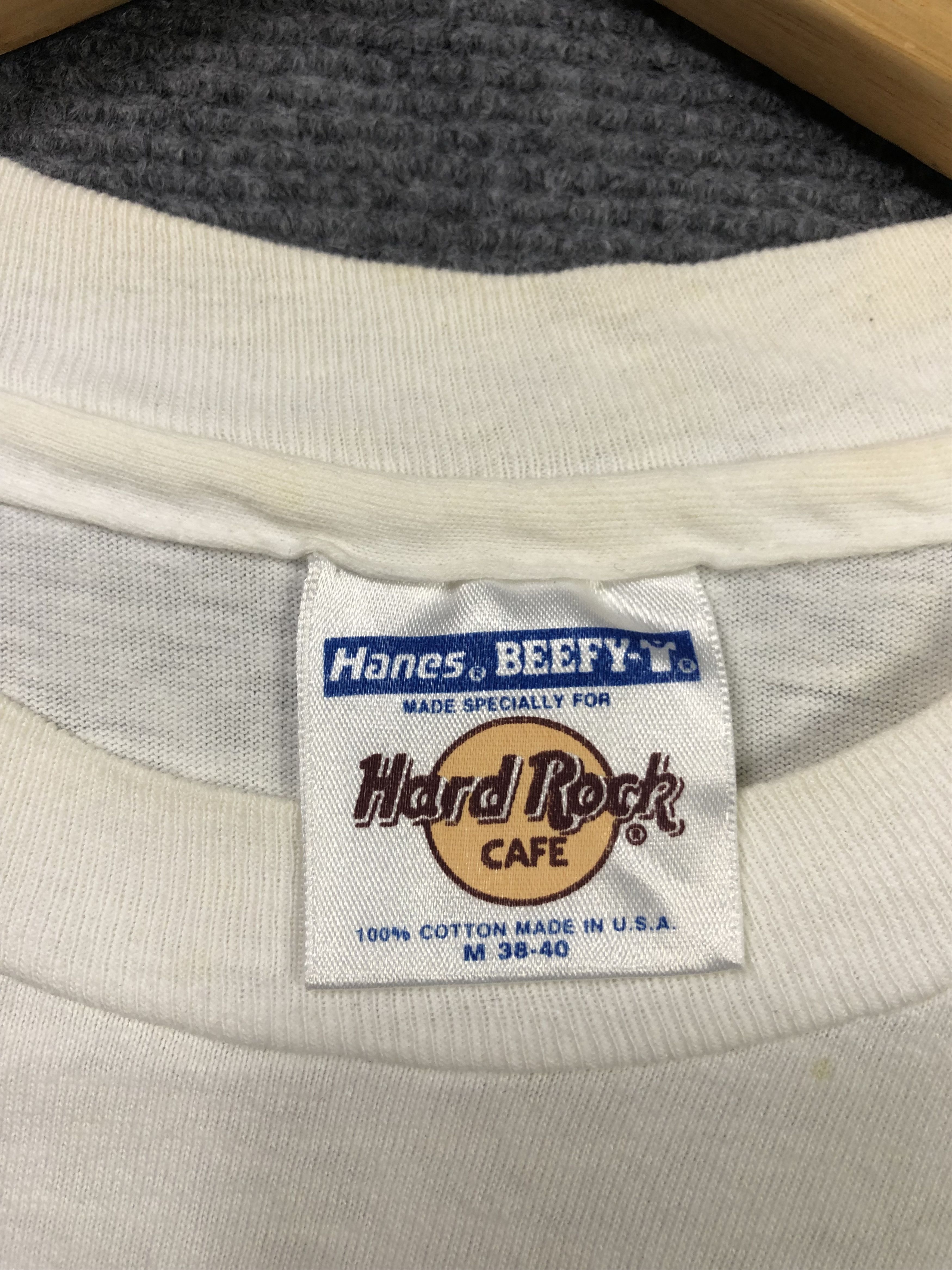 Hanes Rare Vintage Hard Rock Cafe Save The Planet Size US M / EU 48-50 / 2 - 4 Thumbnail