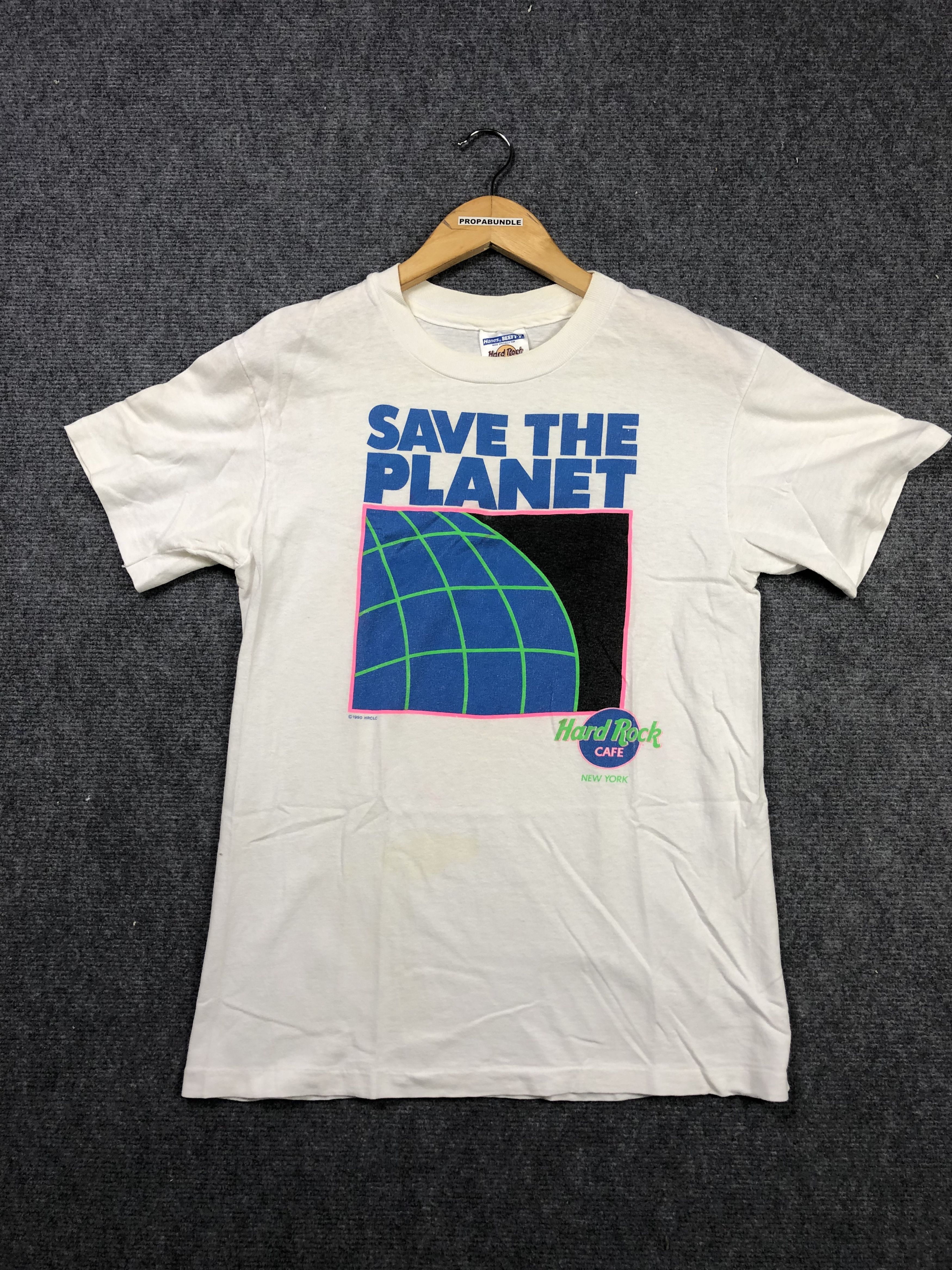 Hanes Rare Vintage Hard Rock Cafe Save The Planet Size US M / EU 48-50 / 2 - 1 Thumbnail