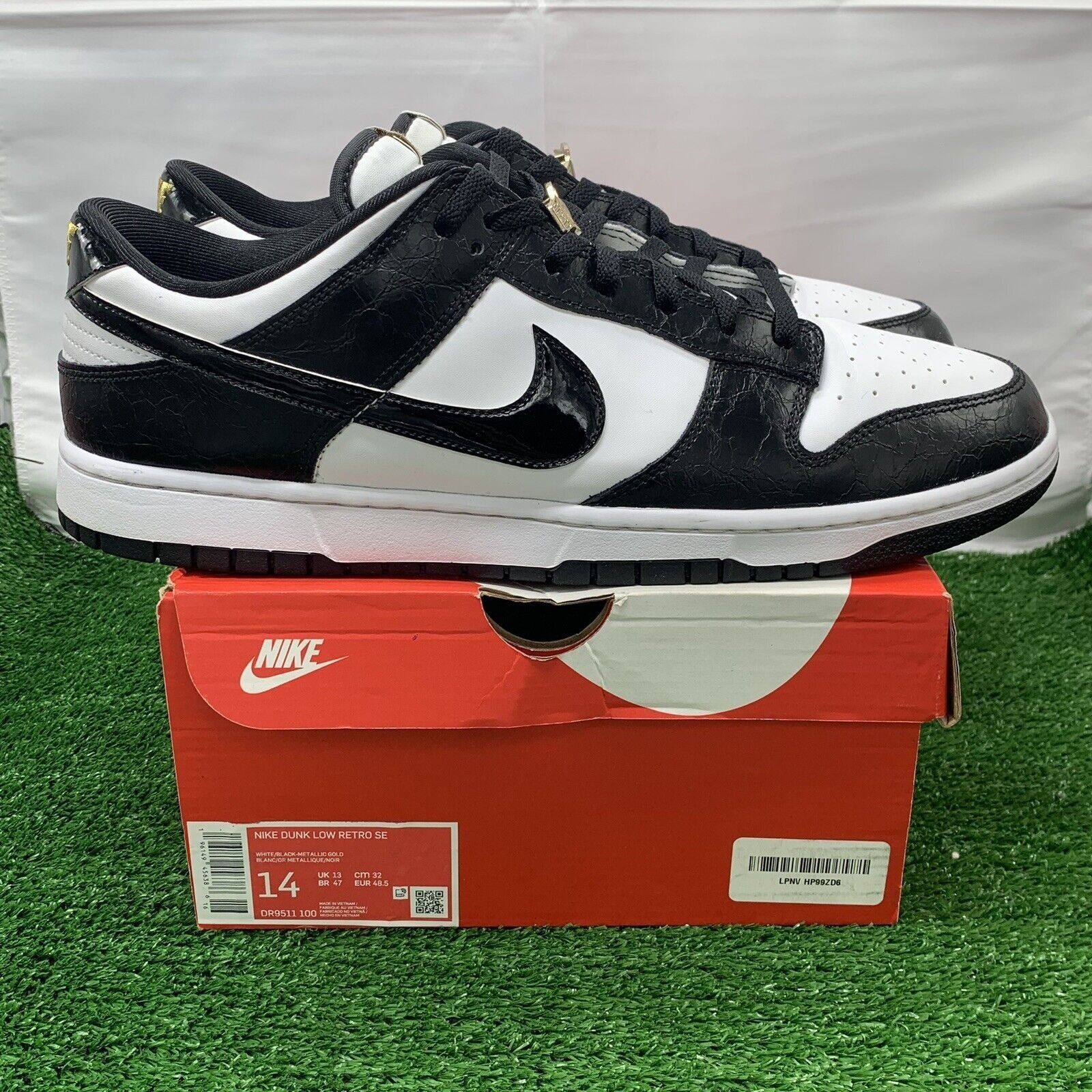 Nike Nike Dunk Low World Champs Black White DR9511100 Size 14 OG Grailed