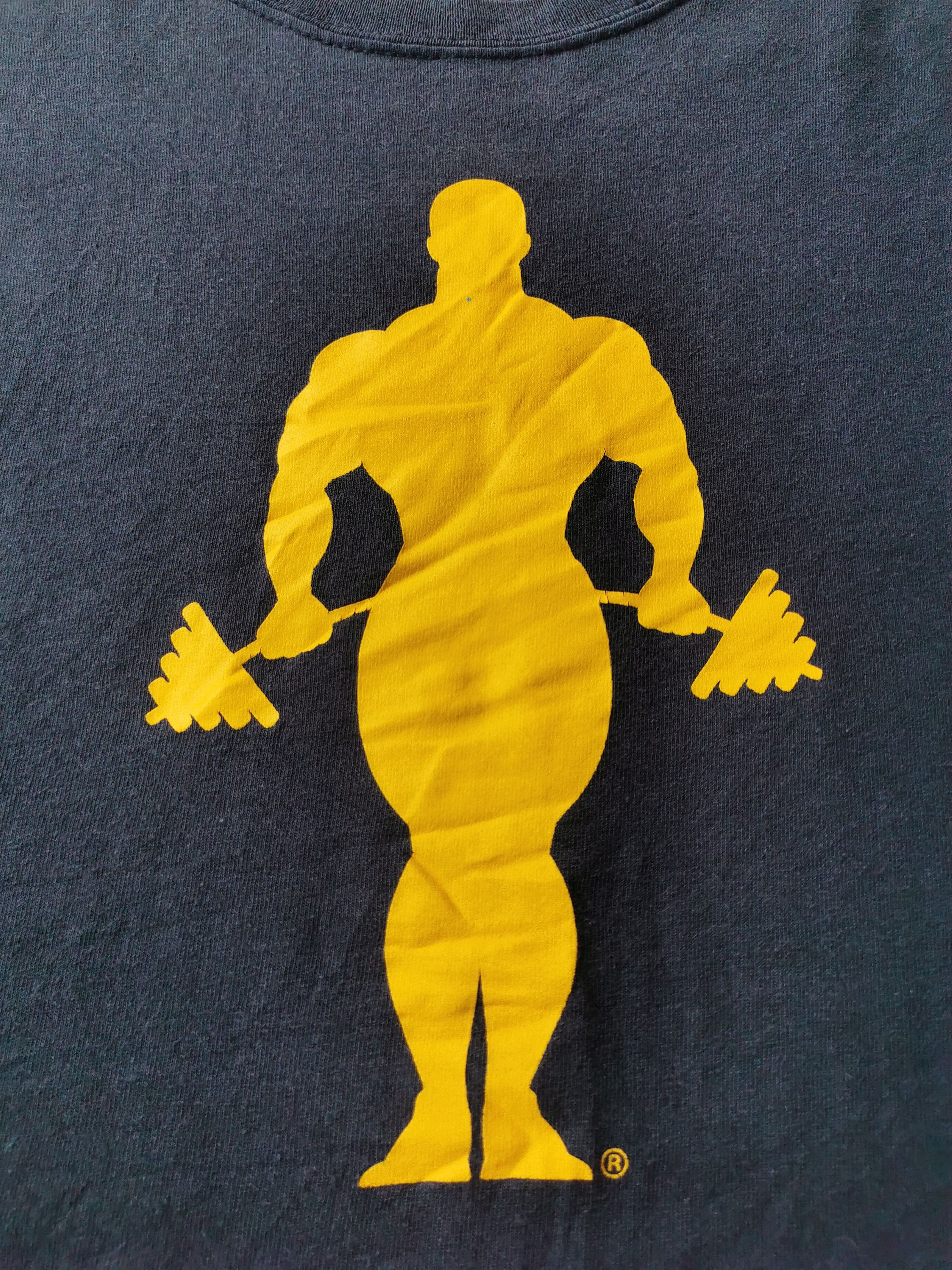 Vintage GOLD'S GYM TSHIRT Size US L / EU 52-54 / 3 - 3 Thumbnail