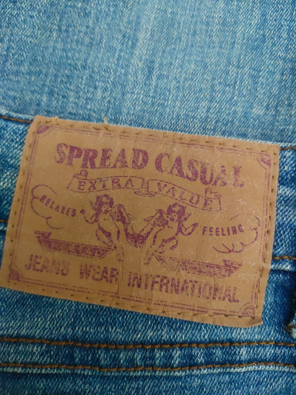 Beauty Beast Spread Japanese Flare Ladies Denim Size 27" / US 4 / IT 40 - 3 Thumbnail