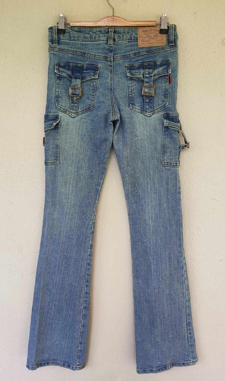 Beauty Beast Spread Japanese Flare Ladies Denim Size 27" / US 4 / IT 40 - 2 Thumbnail