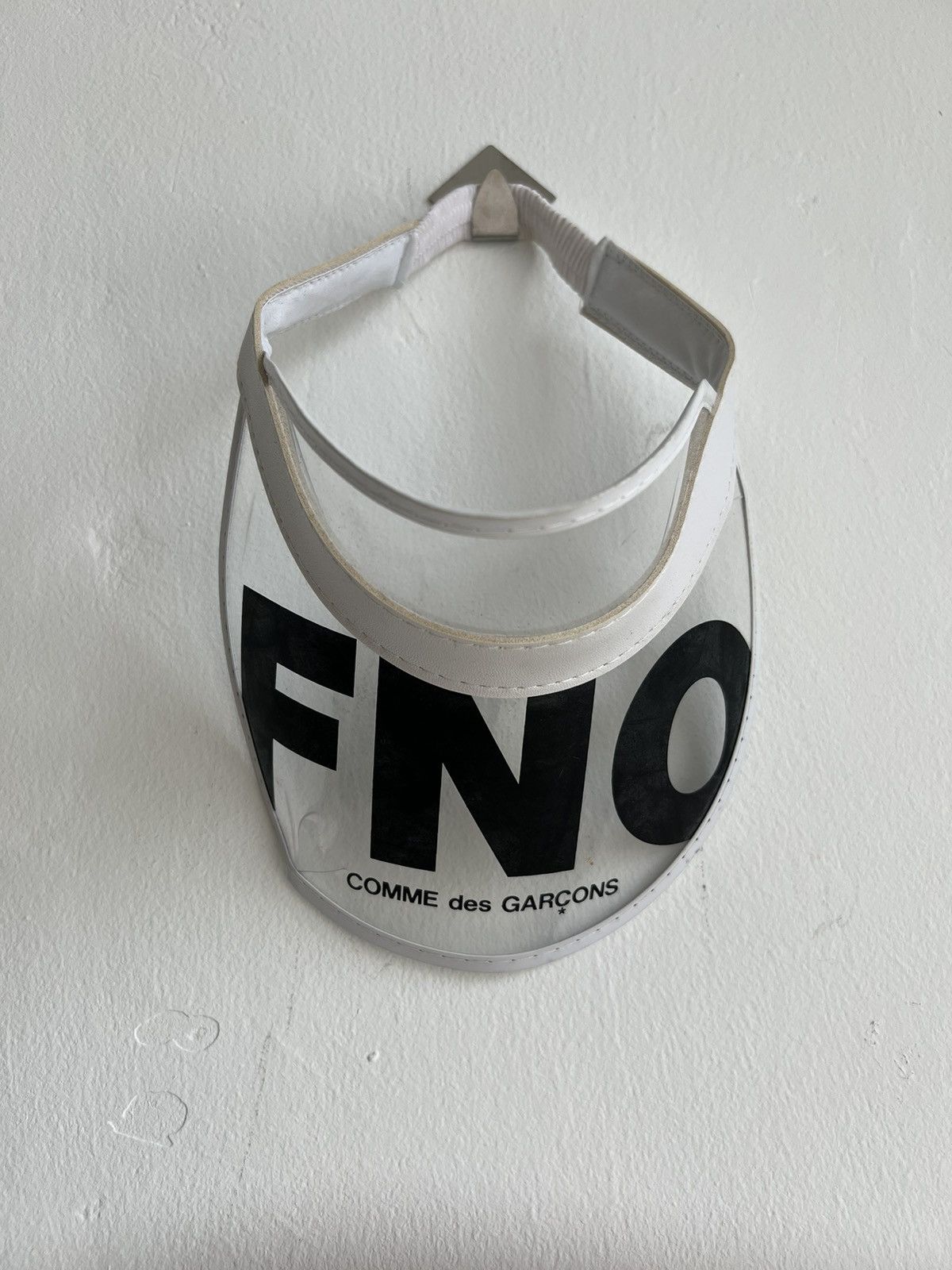 CDG by Comme des Garcons RARE🔥Comme des Garçons FNO Spellout Visor Hat Cap Size ONE SIZE - 2 Thumbnail