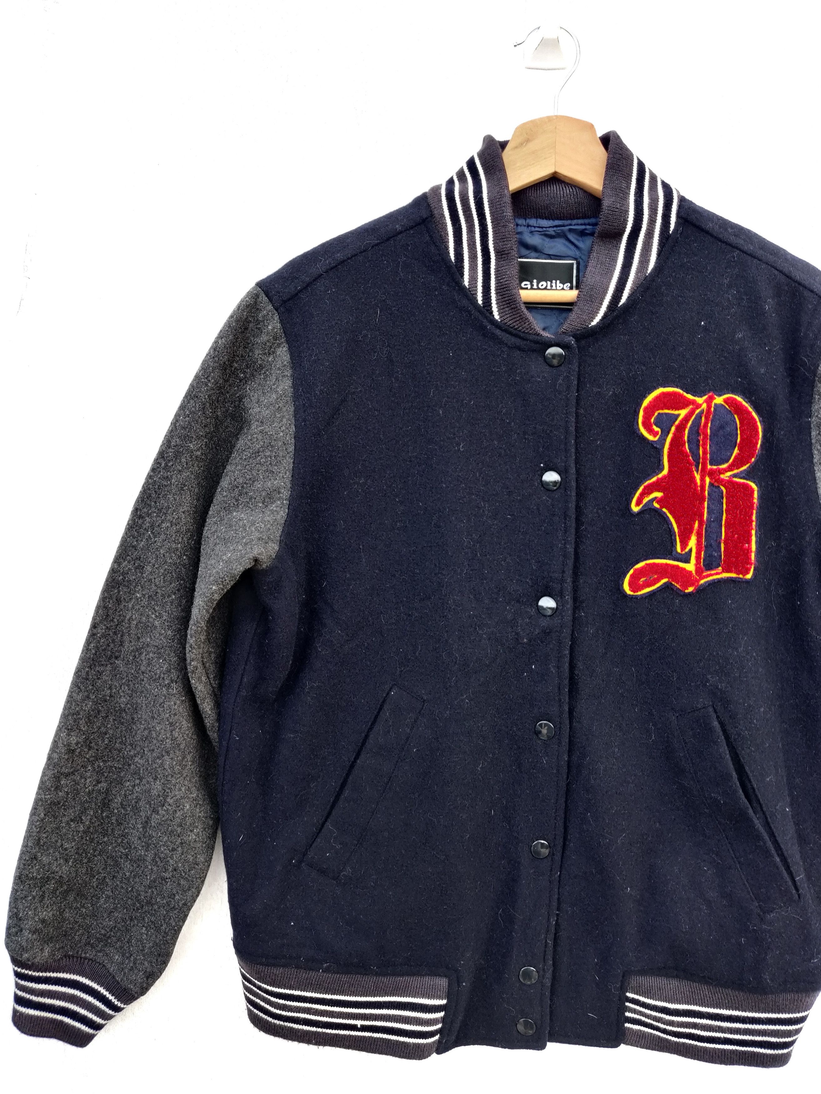 Japanese Brand Japanese Brand Giolibe Varsity Jacket Size US M / EU 48-50 / 2 - 11 Thumbnail