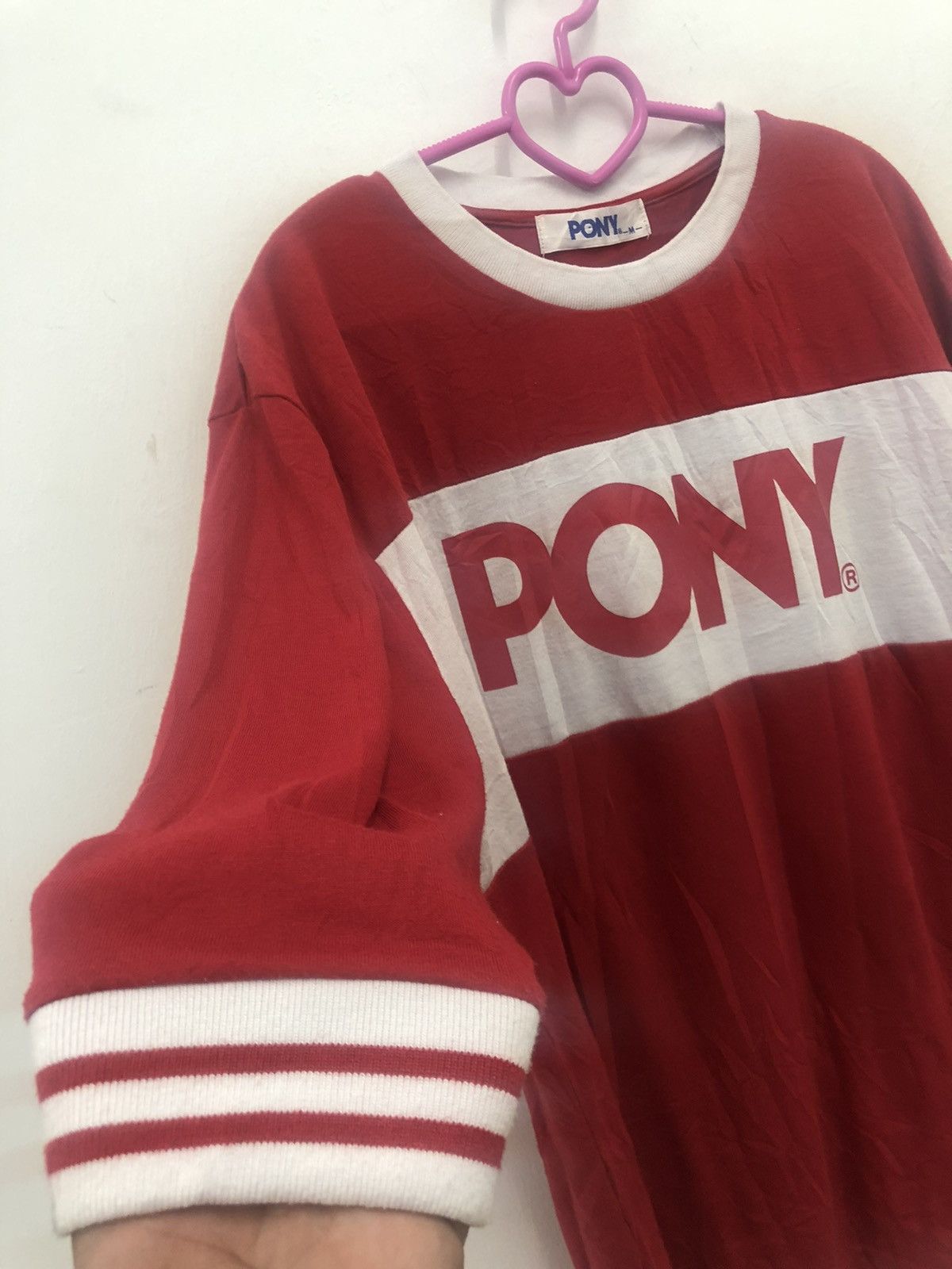PONY Rare Vintage PONY Spell Out Big Logo Shirt Size US M / EU 48-50 / 2 - 2 Thumbnail