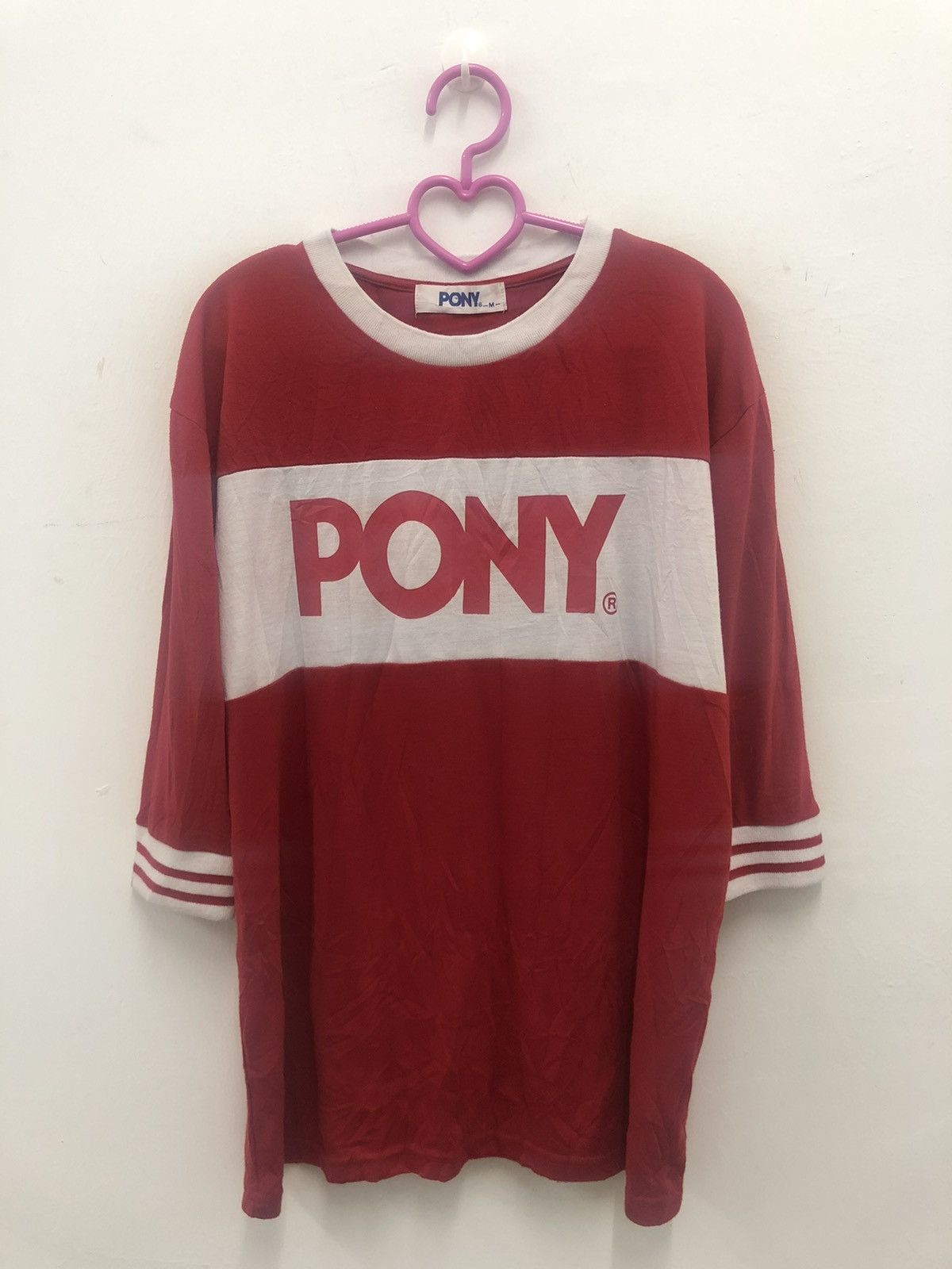 PONY Rare Vintage PONY Spell Out Big Logo Shirt Size US M / EU 48-50 / 2 - 1 Thumbnail