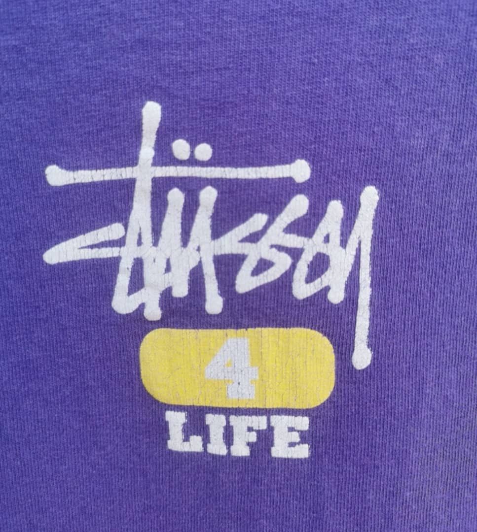 Stussy Vintage Stussy 4 Life Tshirt Size US M / EU 48-50 / 2 - 2 Thumbnail