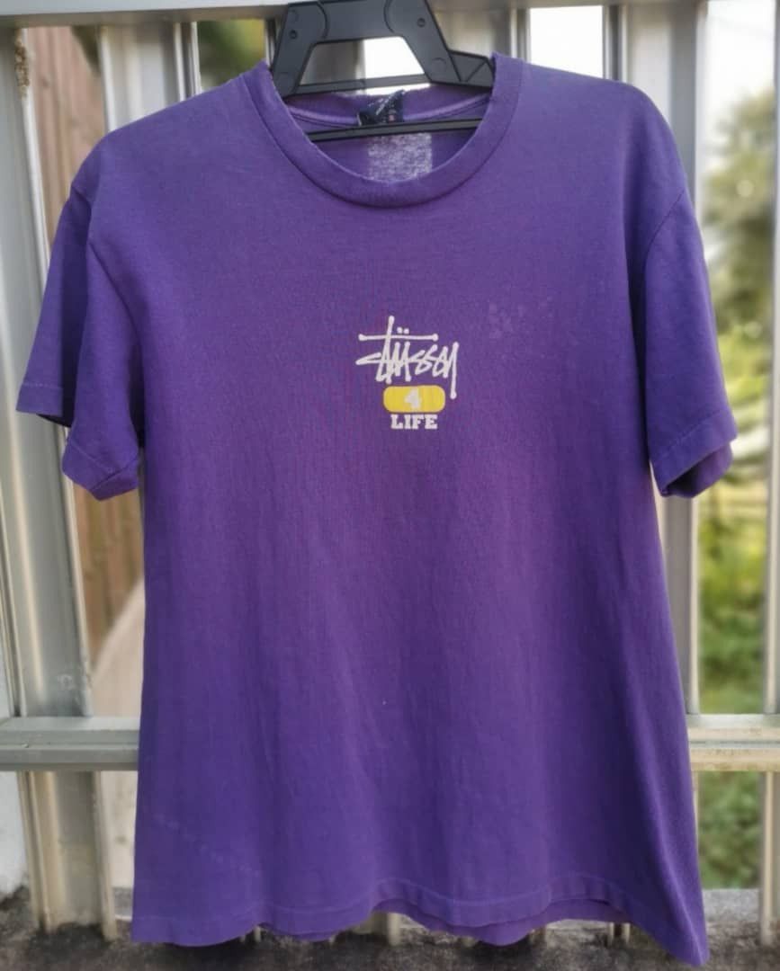Stussy Vintage Stussy 4 Life Tshirt Size US M / EU 48-50 / 2 - 1 Thumbnail