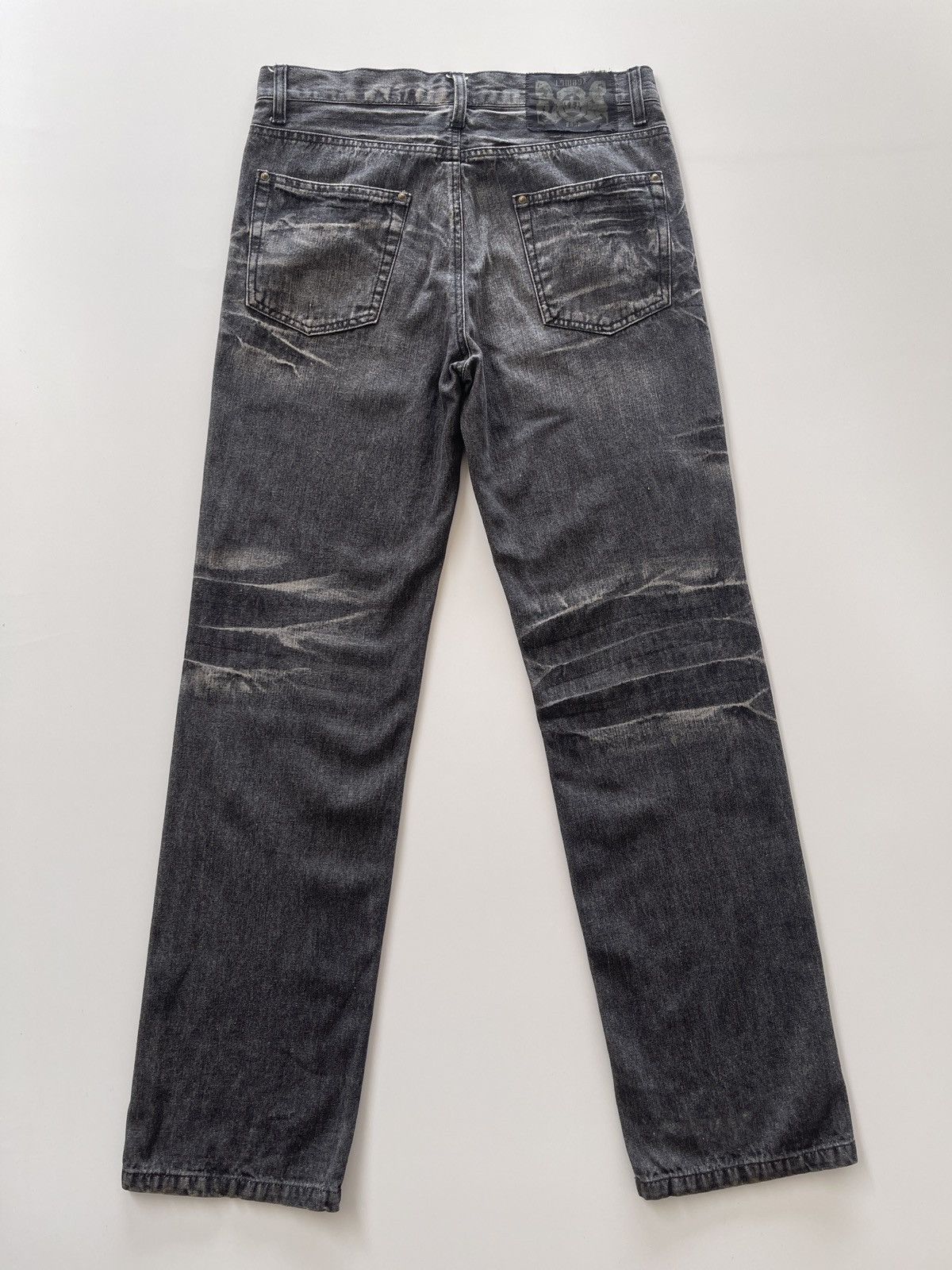 Japanese Brand Japanese Lowbox Rusty Black Denim Pants Size US 32 / EU 48 - 8 Thumbnail