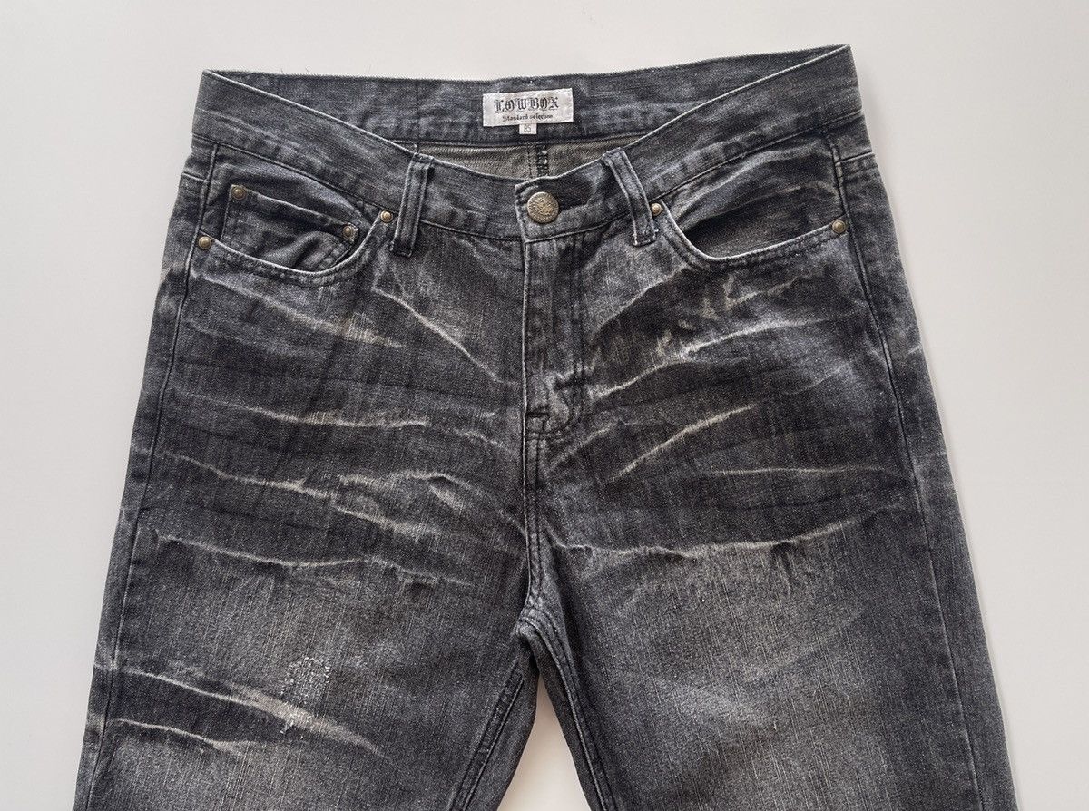 Japanese Brand Japanese Lowbox Rusty Black Denim Pants Size US 32 / EU 48 - 10 Thumbnail