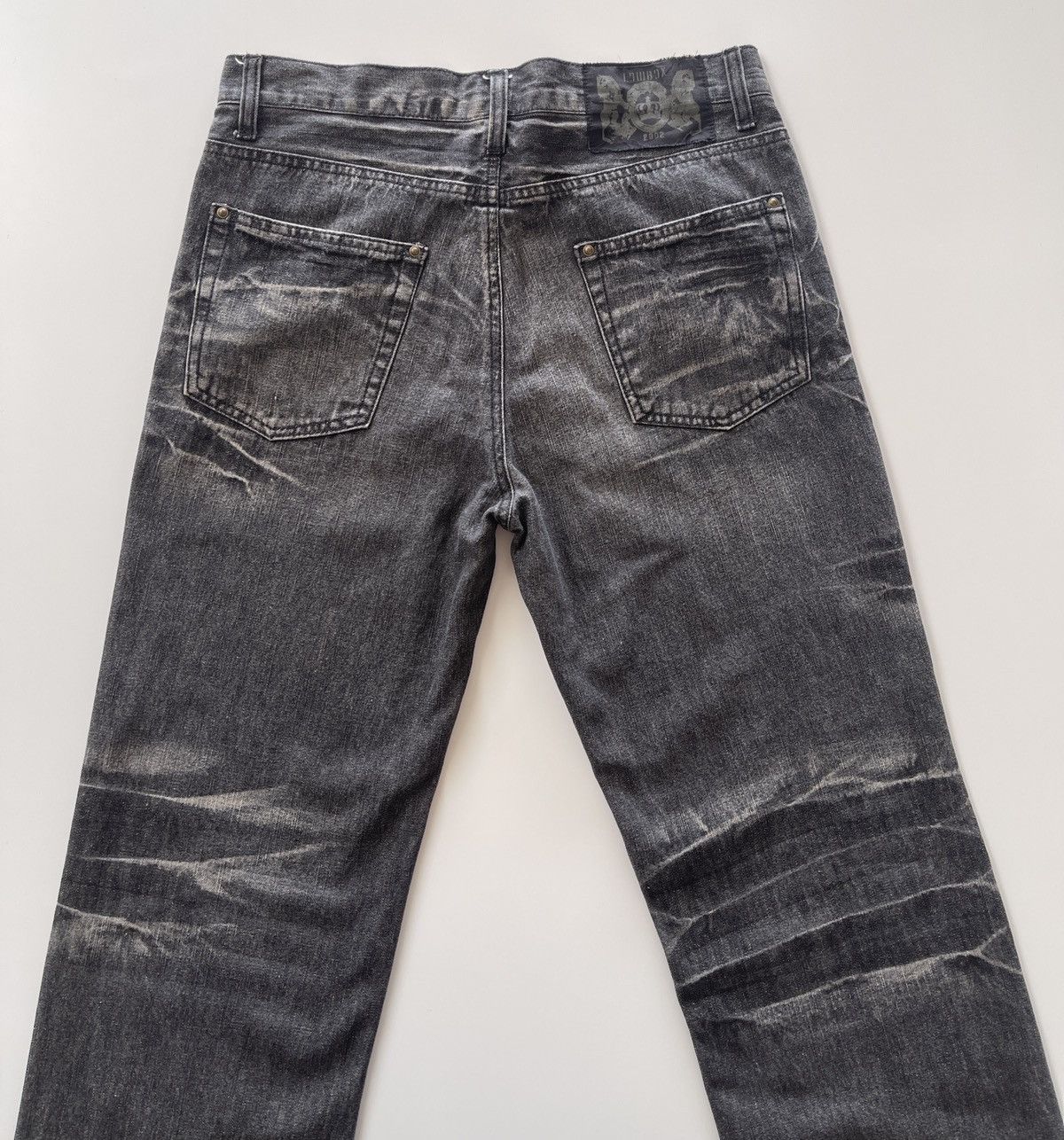 Japanese Brand Japanese Lowbox Rusty Black Denim Pants Size US 32 / EU 48 - 11 Thumbnail