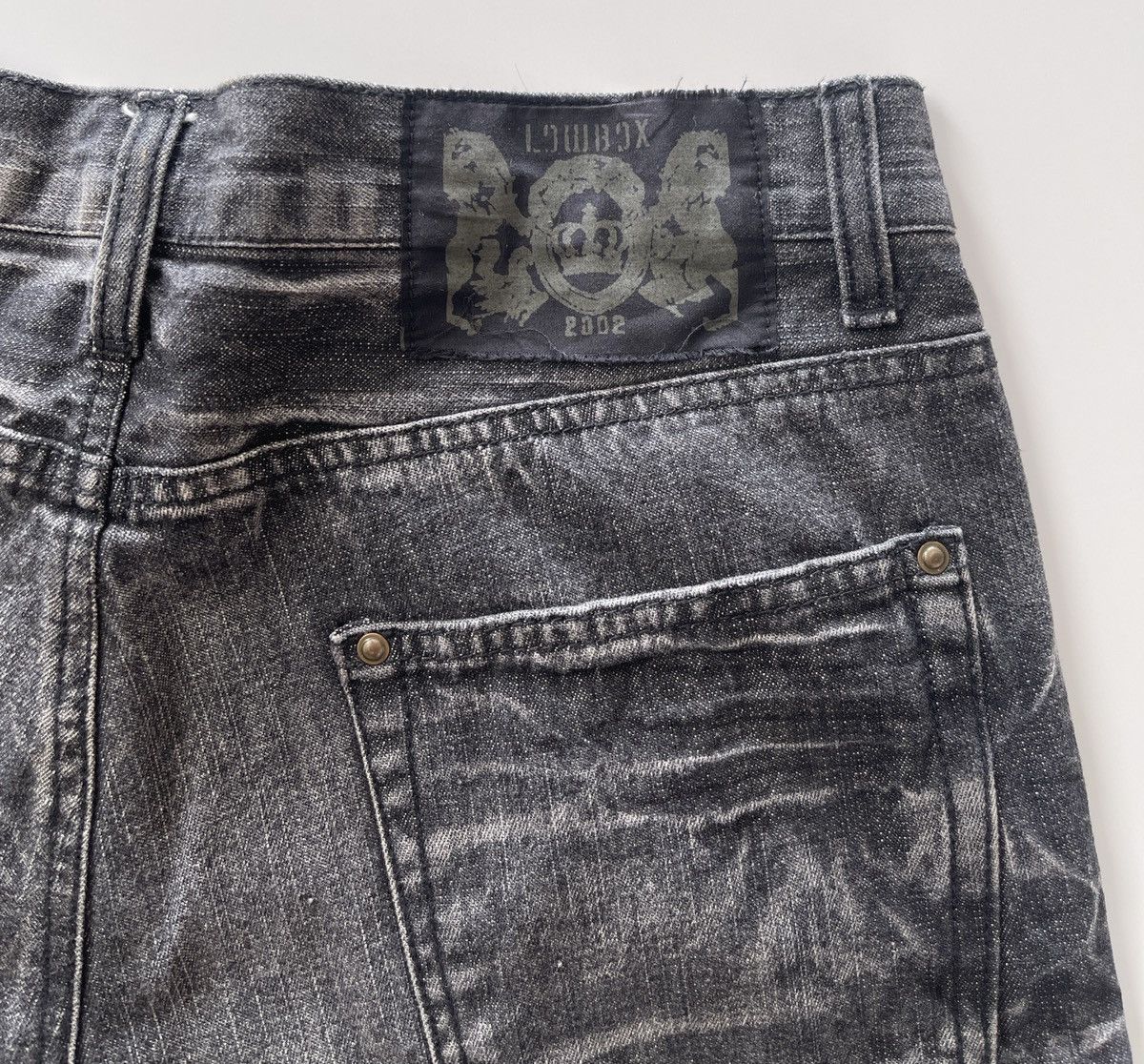 Japanese Brand Japanese Lowbox Rusty Black Denim Pants Size US 32 / EU 48 - 12 Thumbnail