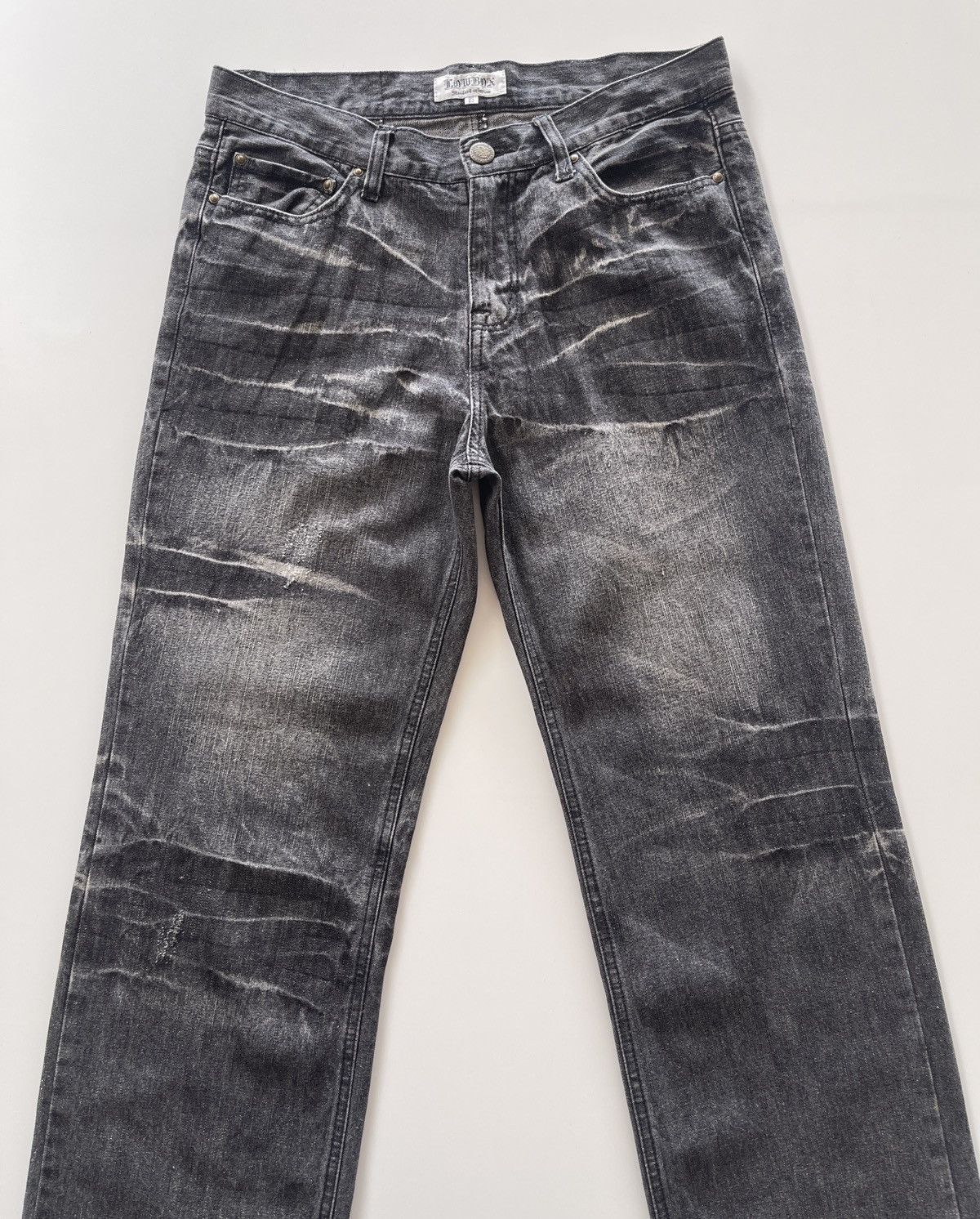 Japanese Brand Japanese Lowbox Rusty Black Denim Pants Size US 32 / EU 48 - 9 Thumbnail