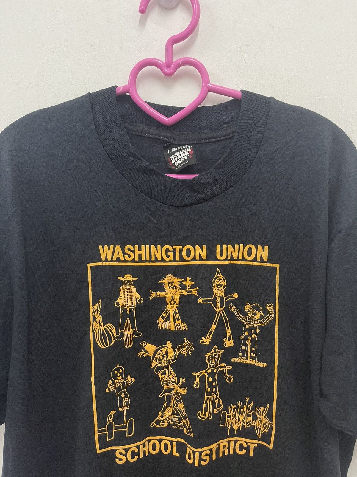 Vintage Rare Vintage WASHINGTON UNION SCHOOL DISTRICT Shirt Size US L / EU 52-54 / 3 - 2 Thumbnail