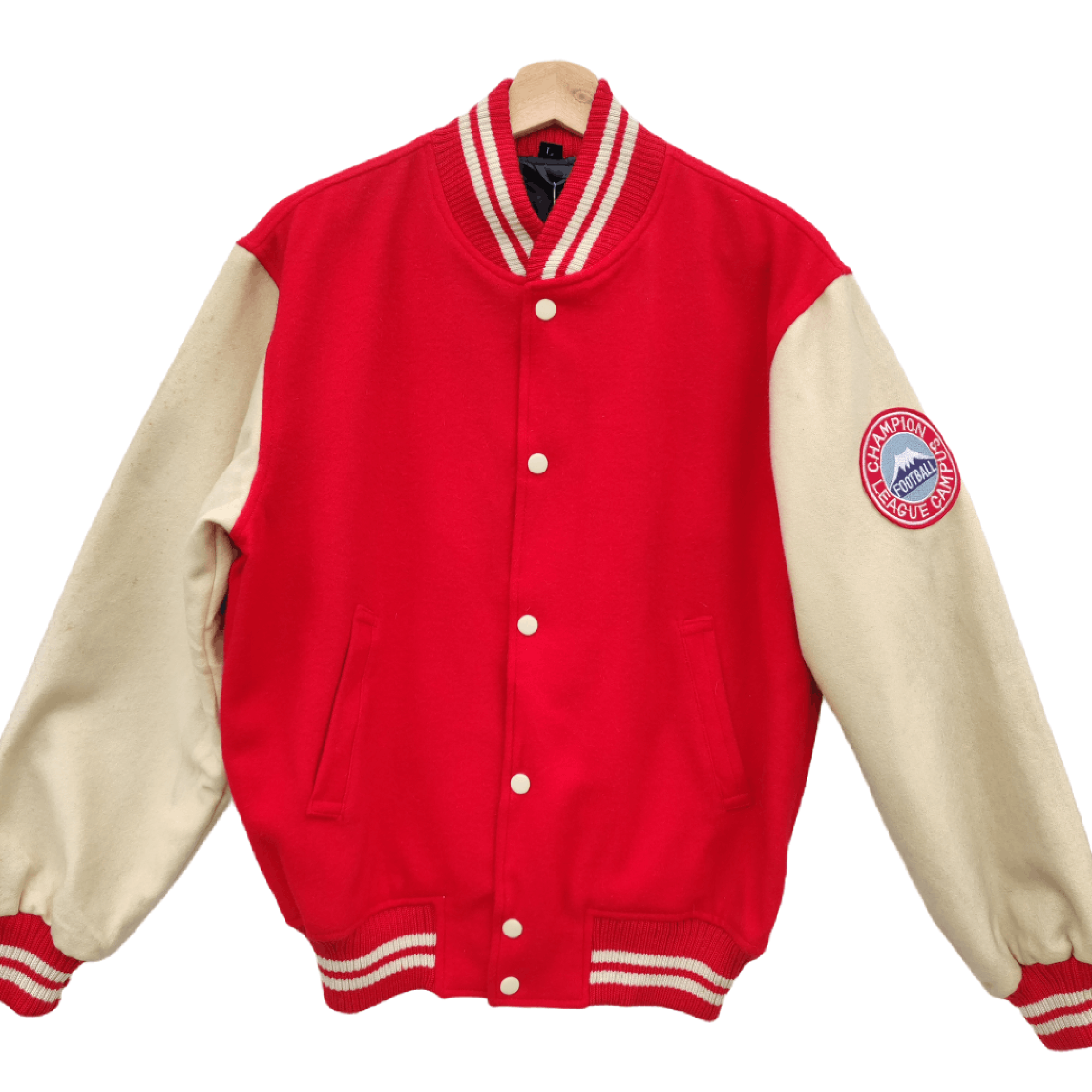 Champion × Vintage Vintage Champion Mitsuboshi Varsity Jacket Size US L / EU 52-54 / 3 - 3 Thumbnail