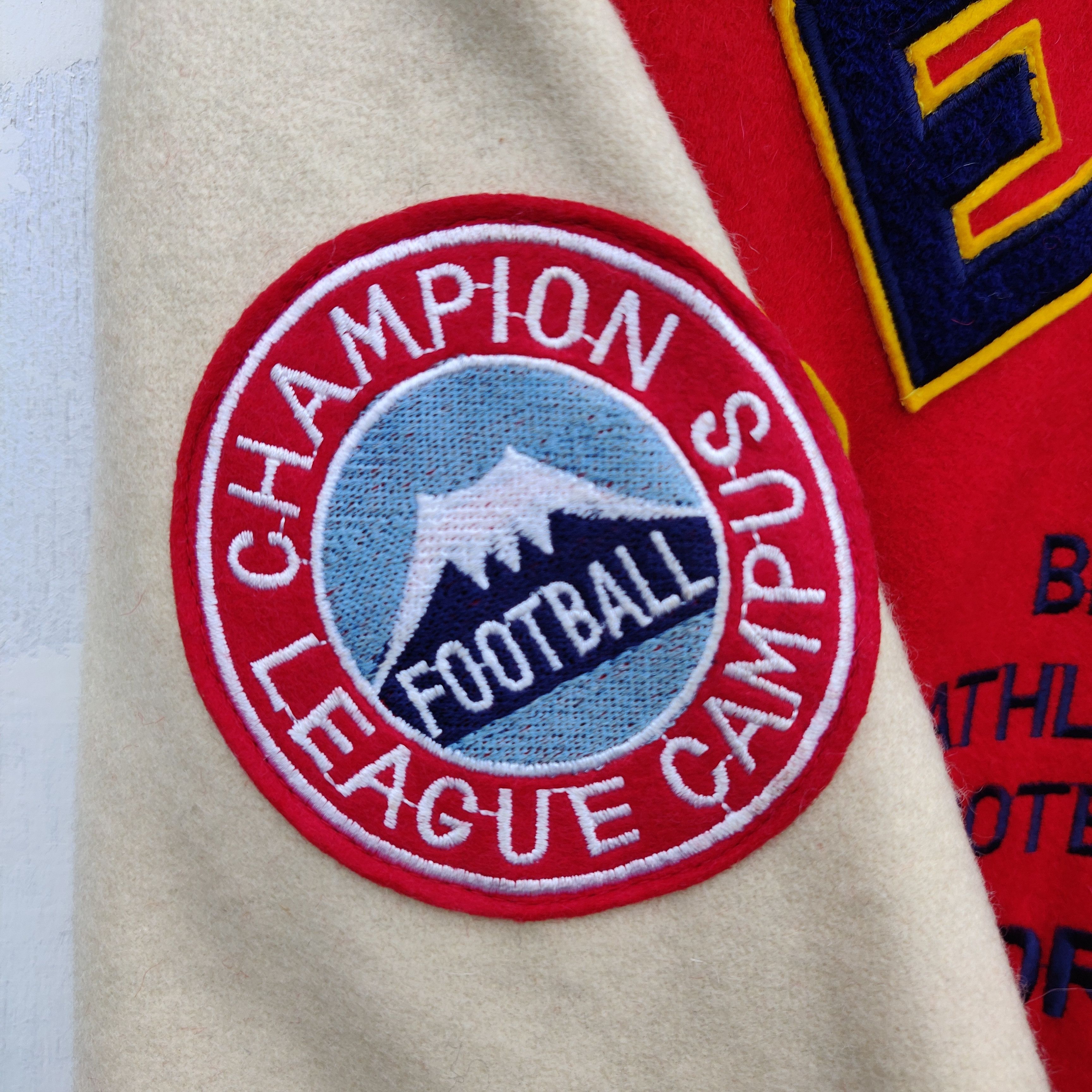 Champion × Vintage Vintage Champion Mitsuboshi Varsity Jacket Size US L / EU 52-54 / 3 - 13 Thumbnail