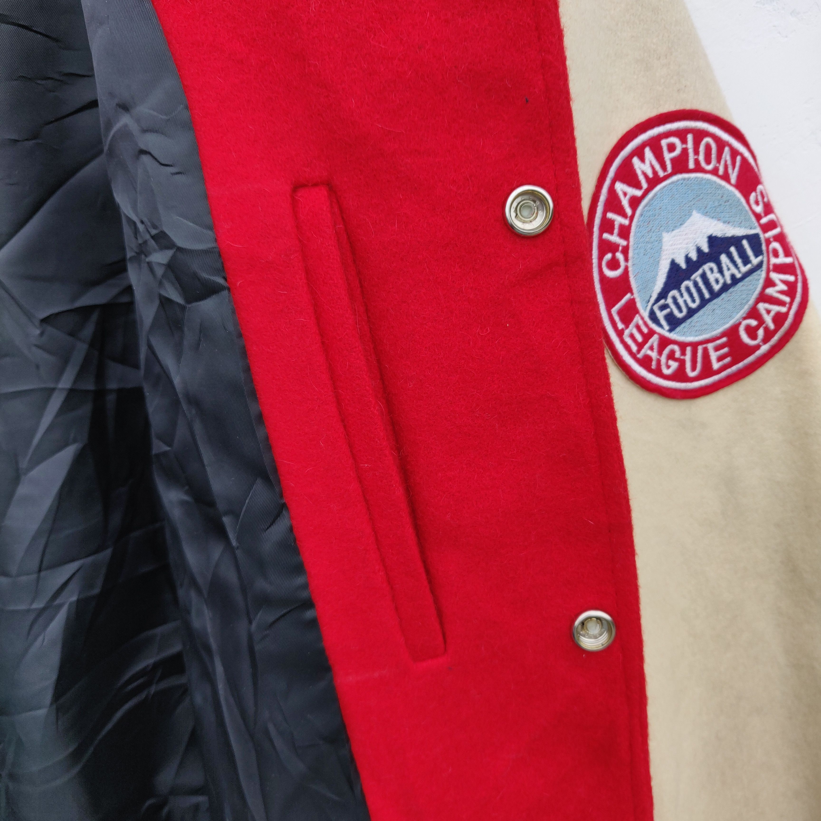 Champion × Vintage Vintage Champion Mitsuboshi Varsity Jacket Size US L / EU 52-54 / 3 - 14 Thumbnail