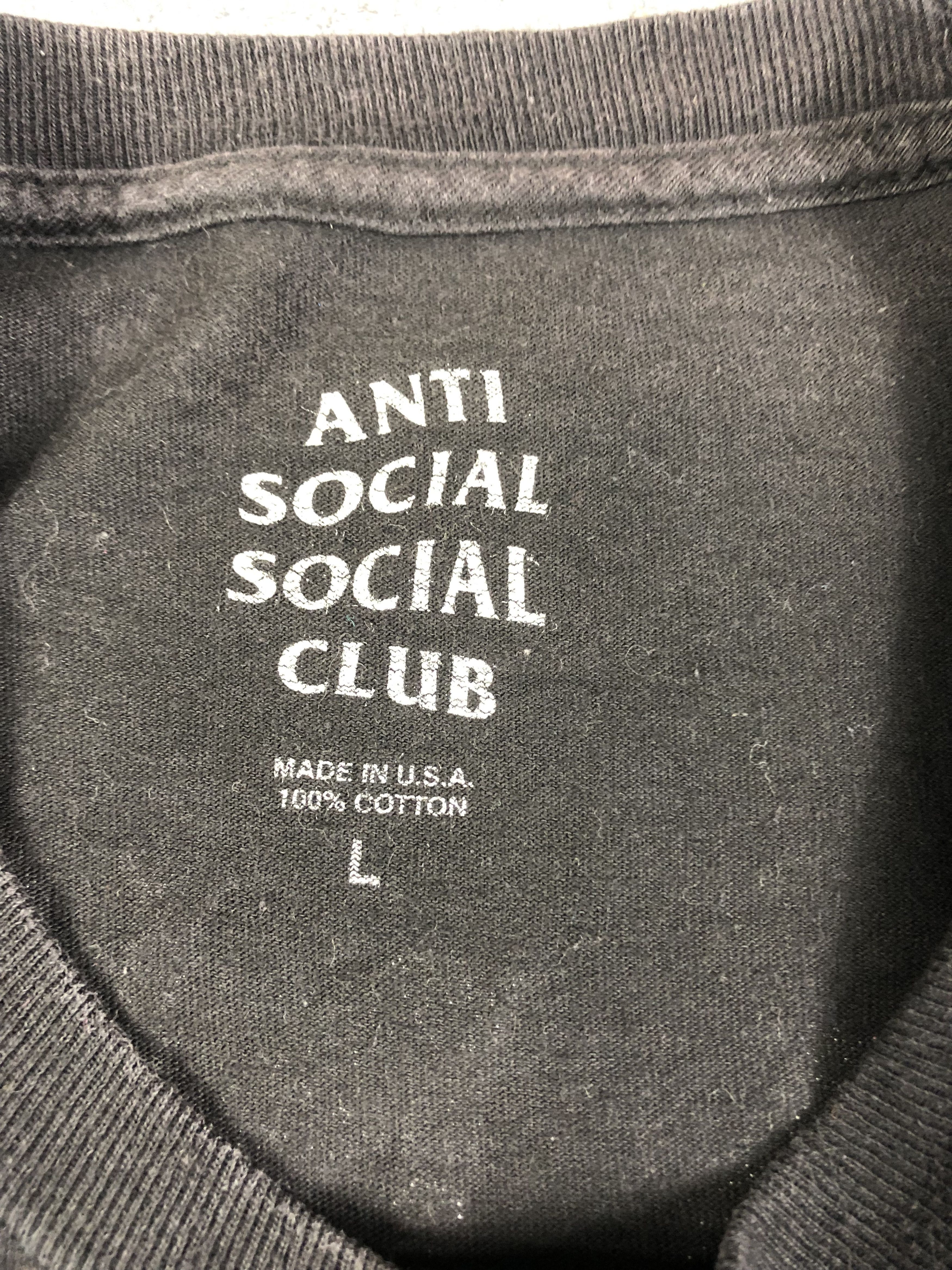 Anti Social Social Club Anti Social Social Club Long Sleeve Tshirt Size US L / EU 52-54 / 3 - 5 Thumbnail